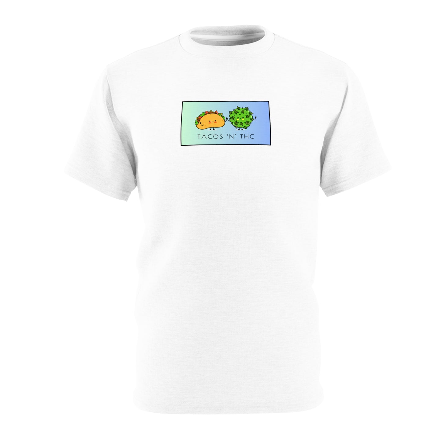 T-Shirt - Tacos and THC Unisex Cut & Sew Tee