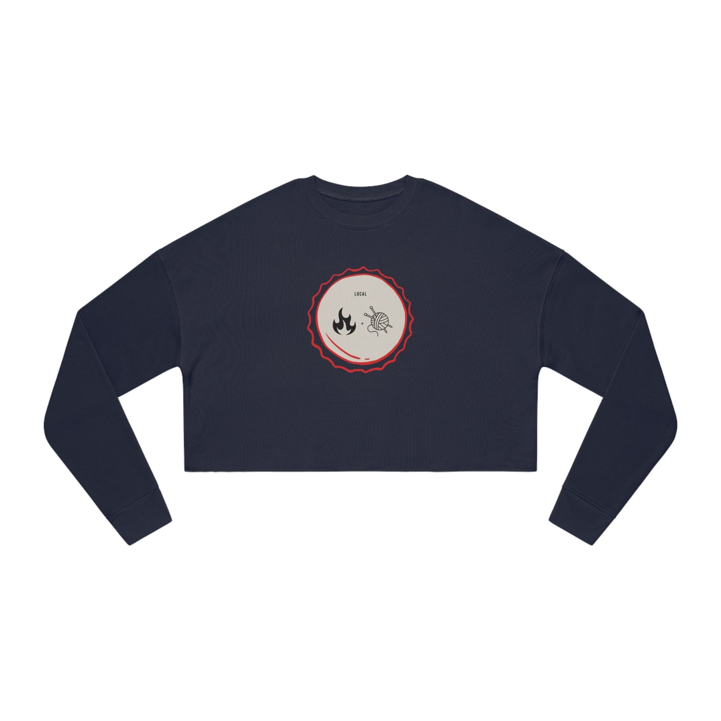 Pop Top Bella+Canva 7503 Women's Cropped Sweatshirt