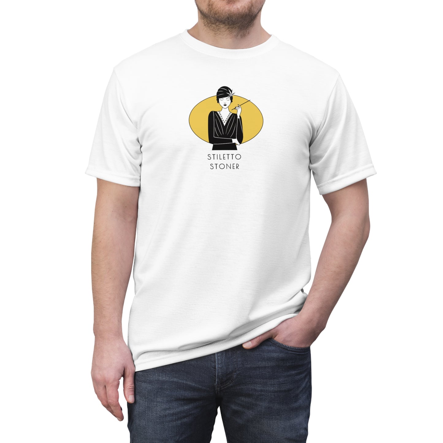 Graphic Tee - Stiletto Stoner Print