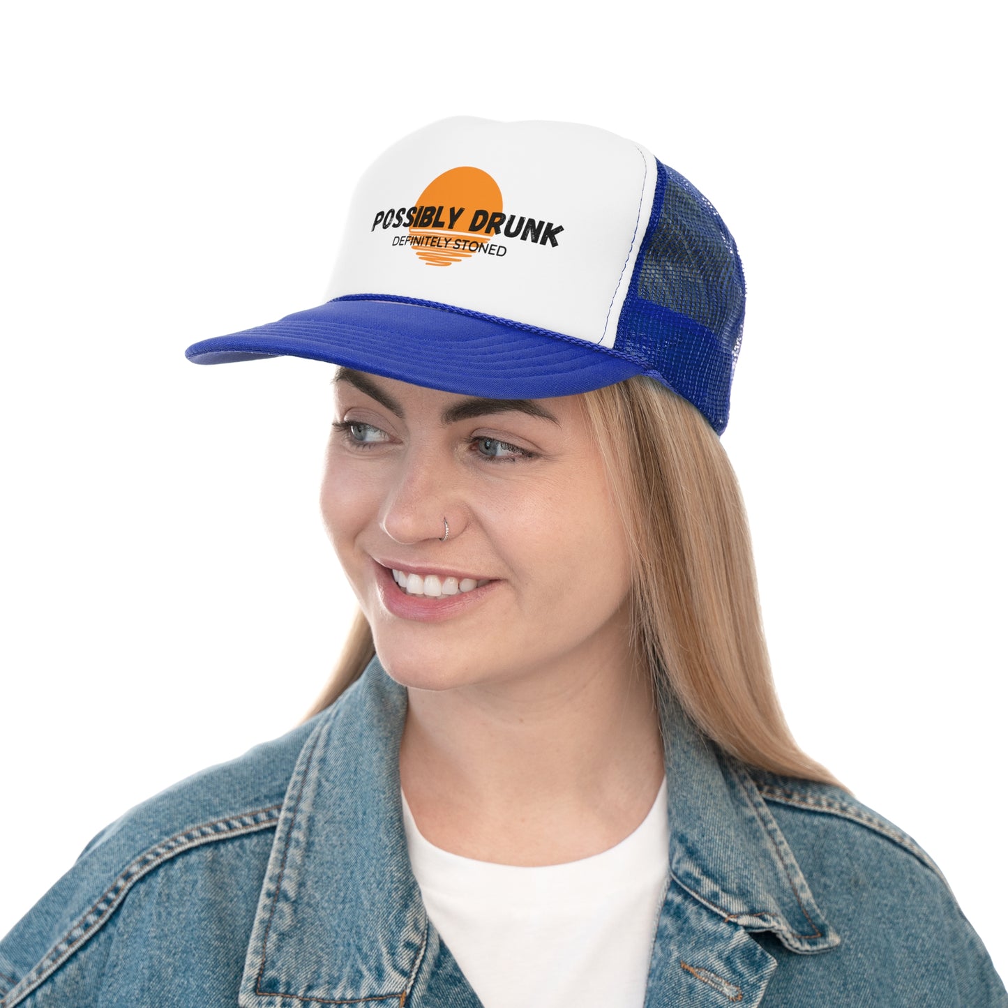 Possibly Drunk, Definitely Stoned Trucker Cap