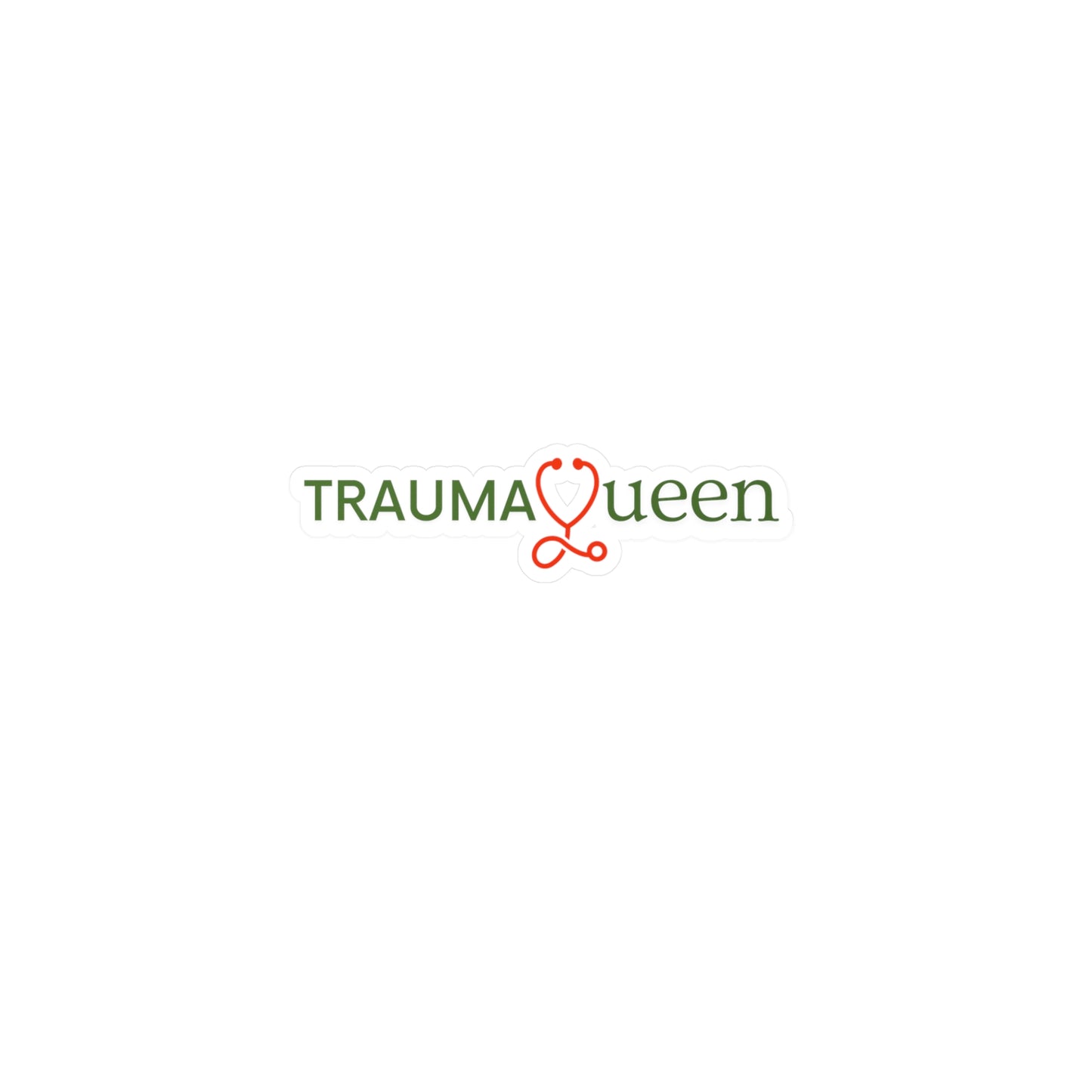 Trauma Queen Kiss-Cut Vinyl Decals