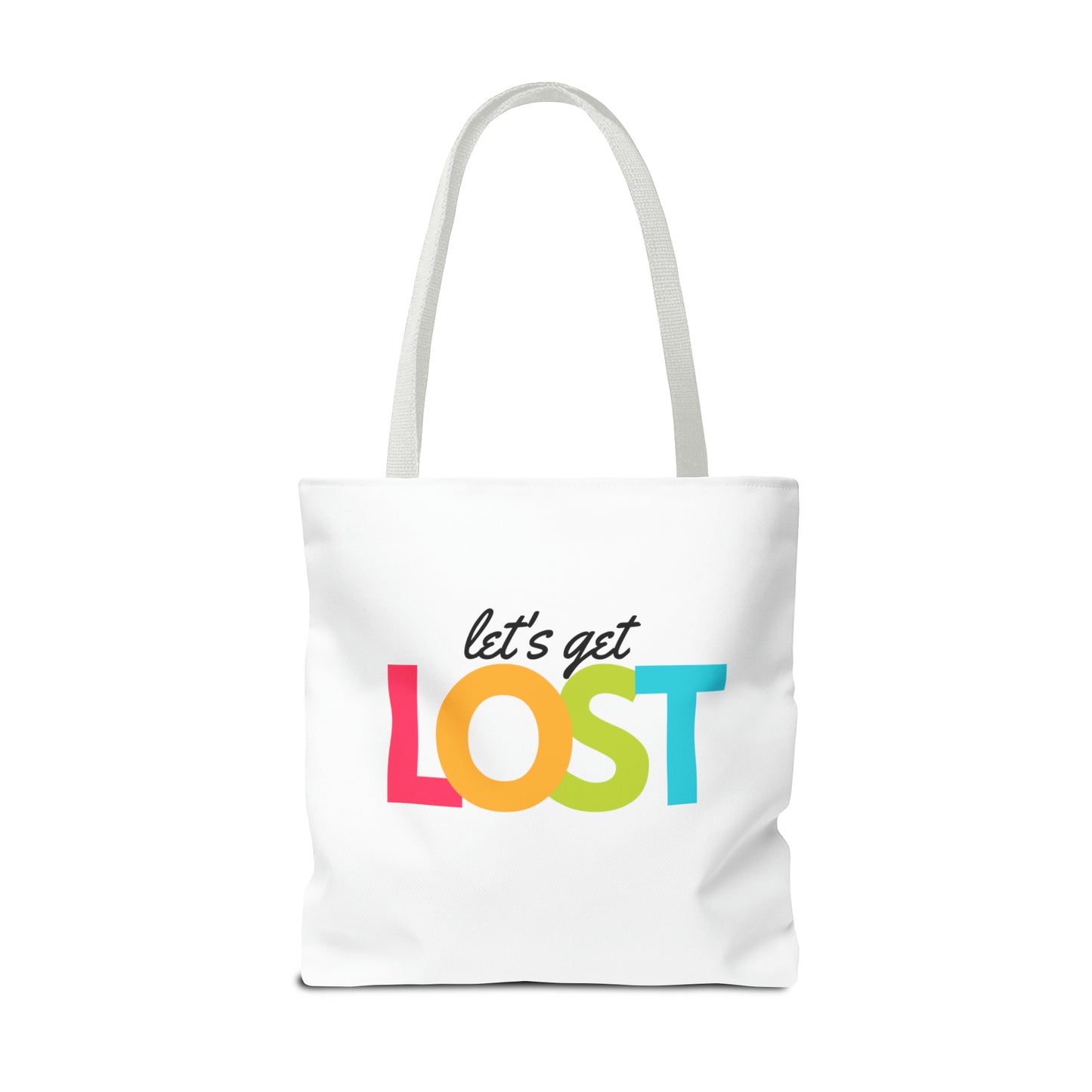 Let's Get Lost Tote Bag (AOP)