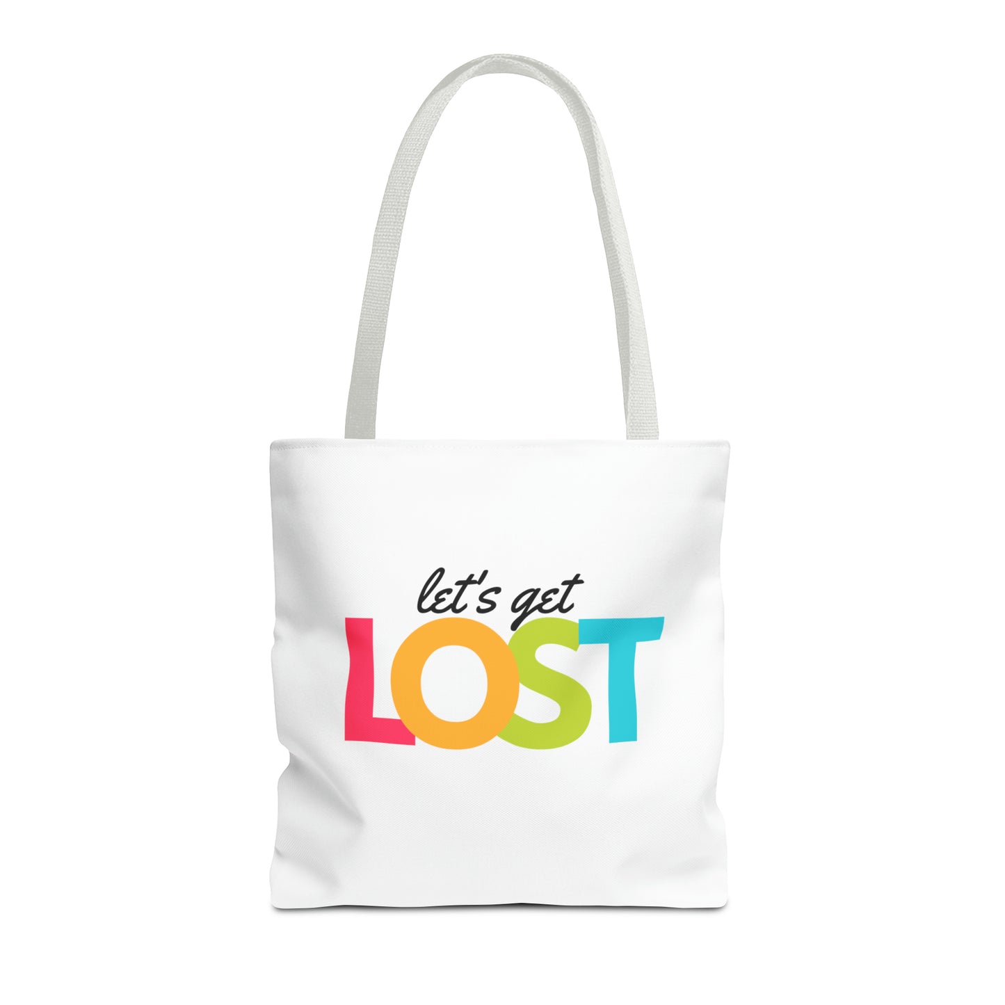 Let's Get Lost Tote Bag (AOP)