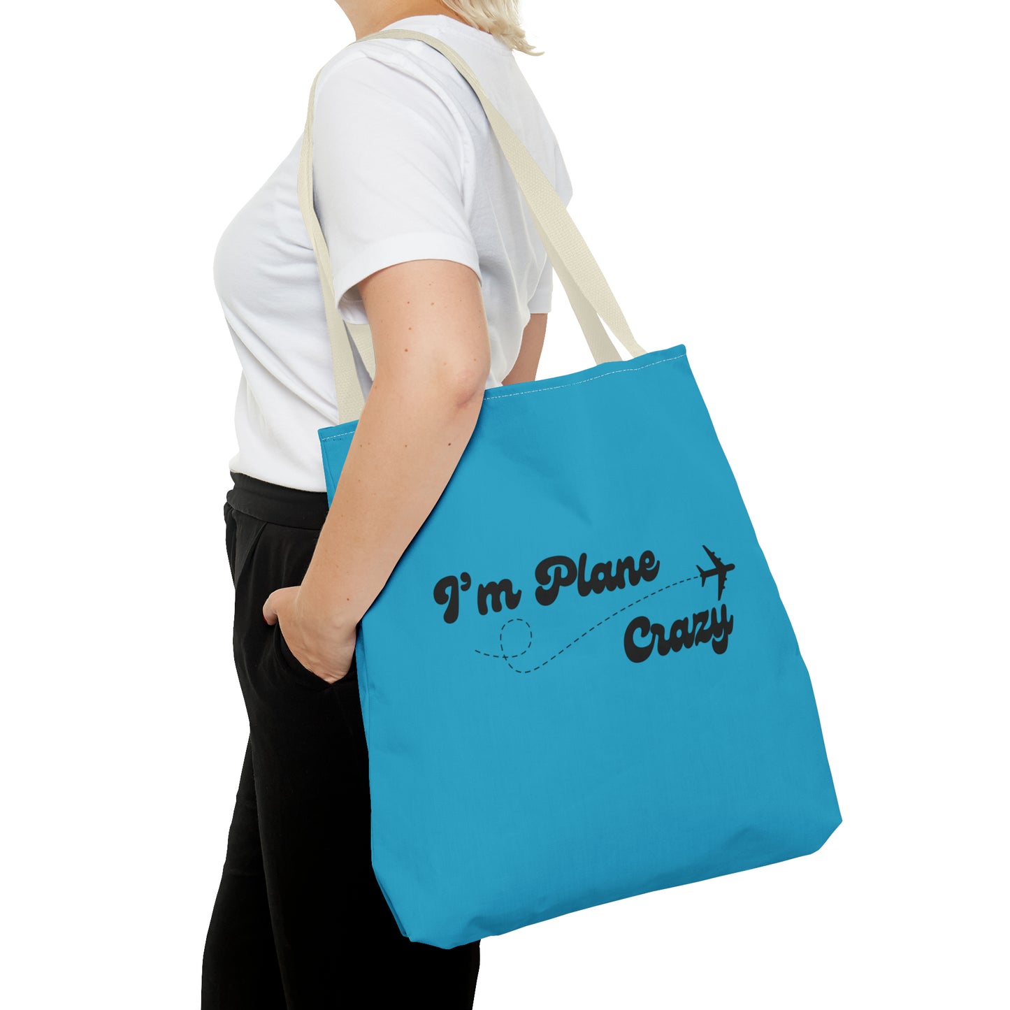 I'm Plane Crazy Carry on Travel Tote Bag (AOP)