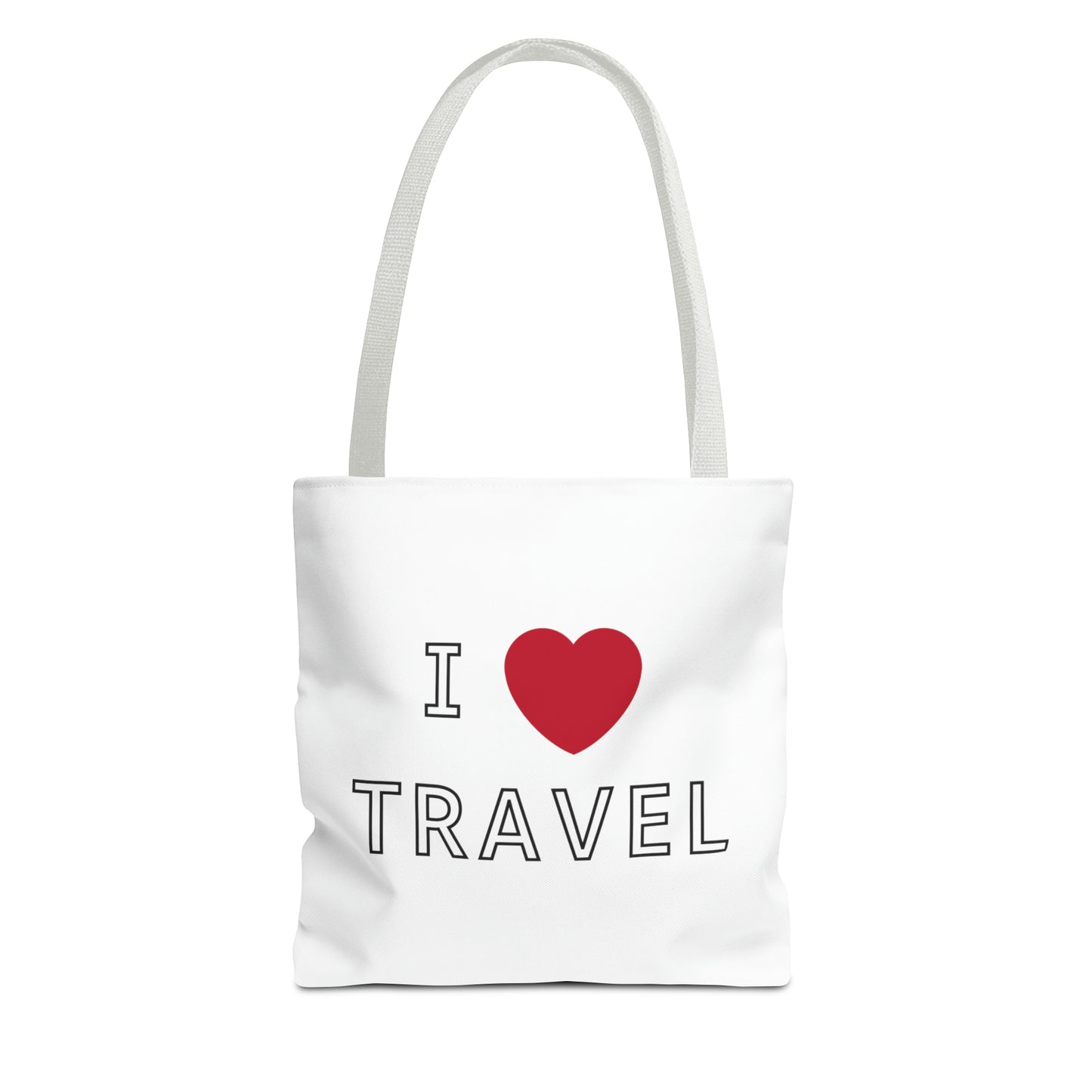 I Love Travel Carry On Tote Bag (AOP)