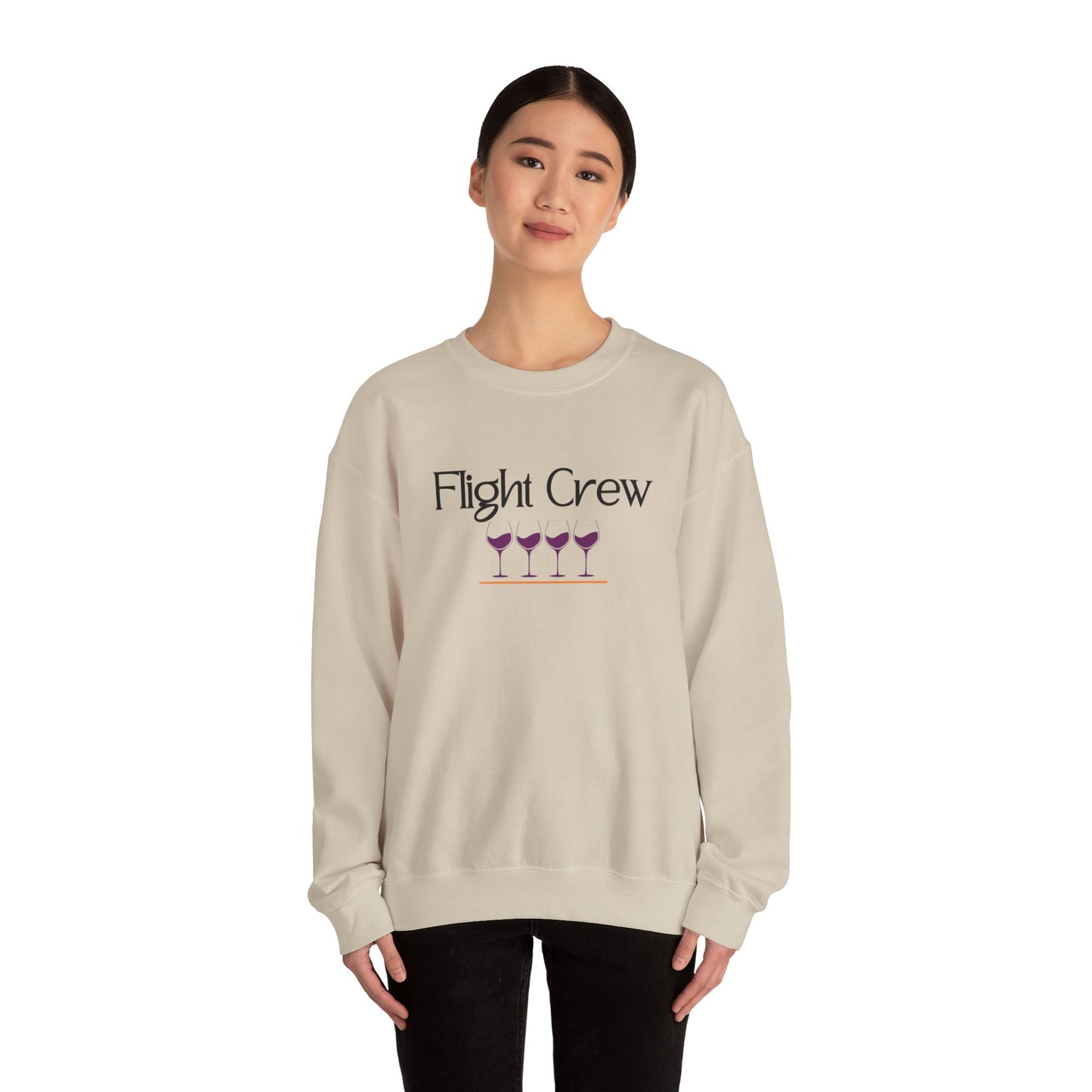 Flight Crew Travel Unisex Heavy Blend™ Crewneck Sweatshirt