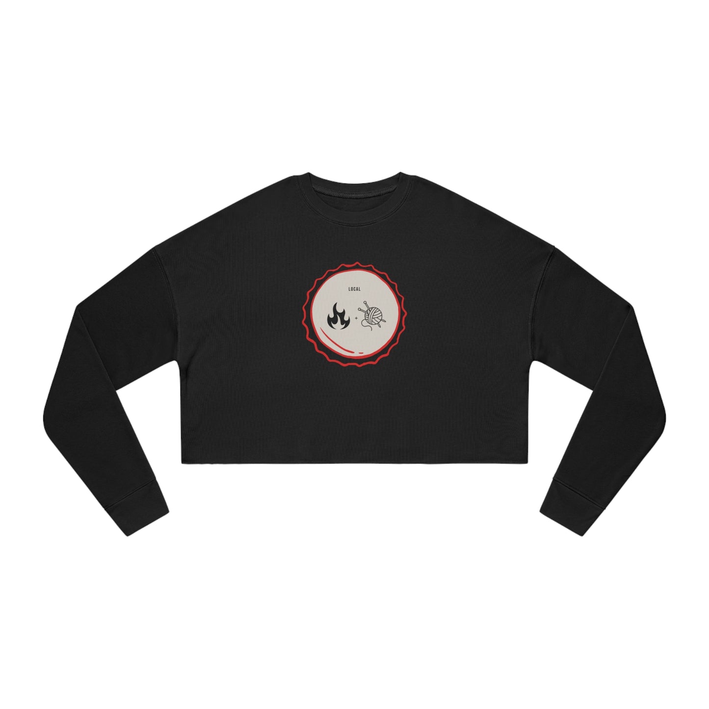 Pop Top Bella+Canva 7503 Women's Cropped Sweatshirt