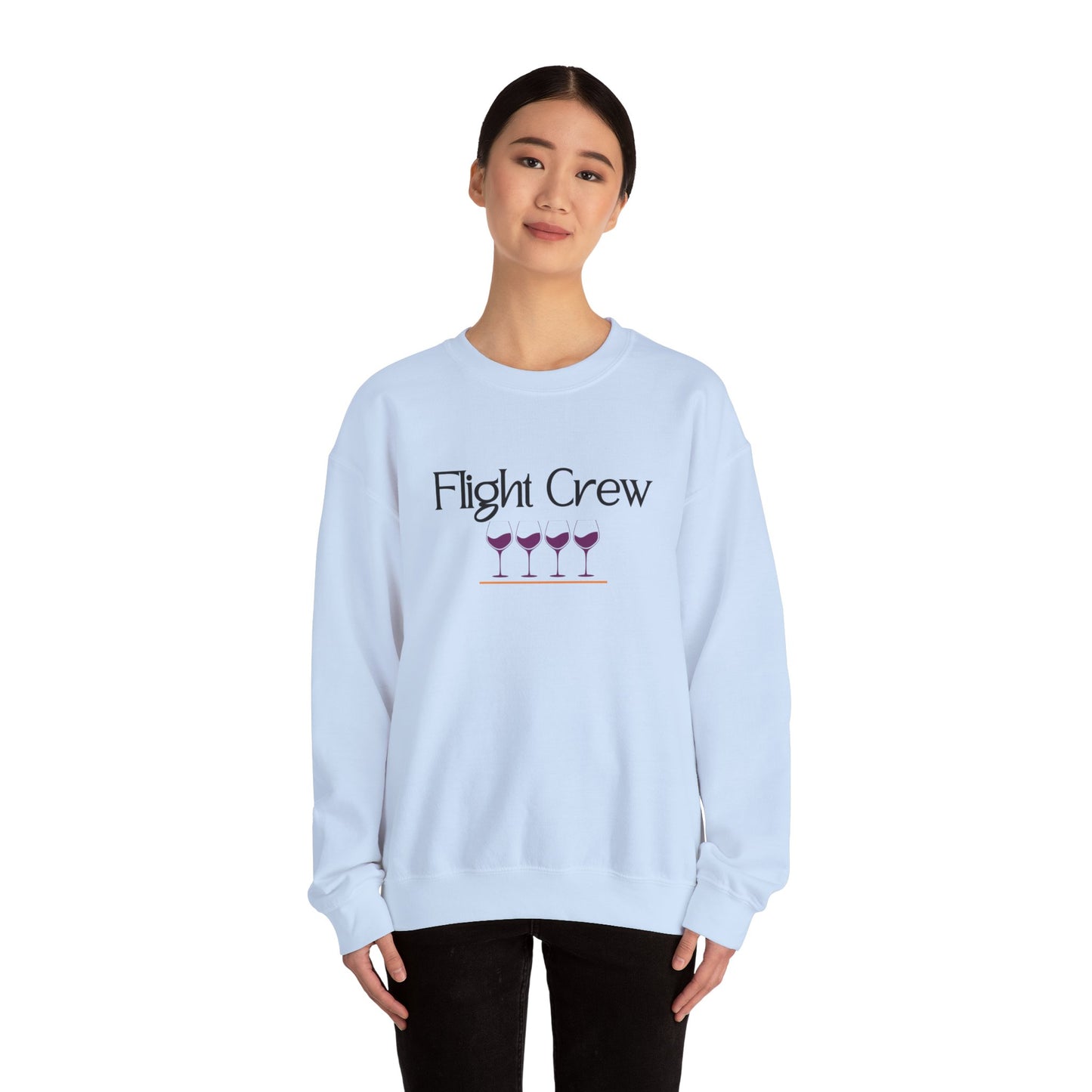 Flight Crew Travel Unisex Heavy Blend™ Crewneck Sweatshirt