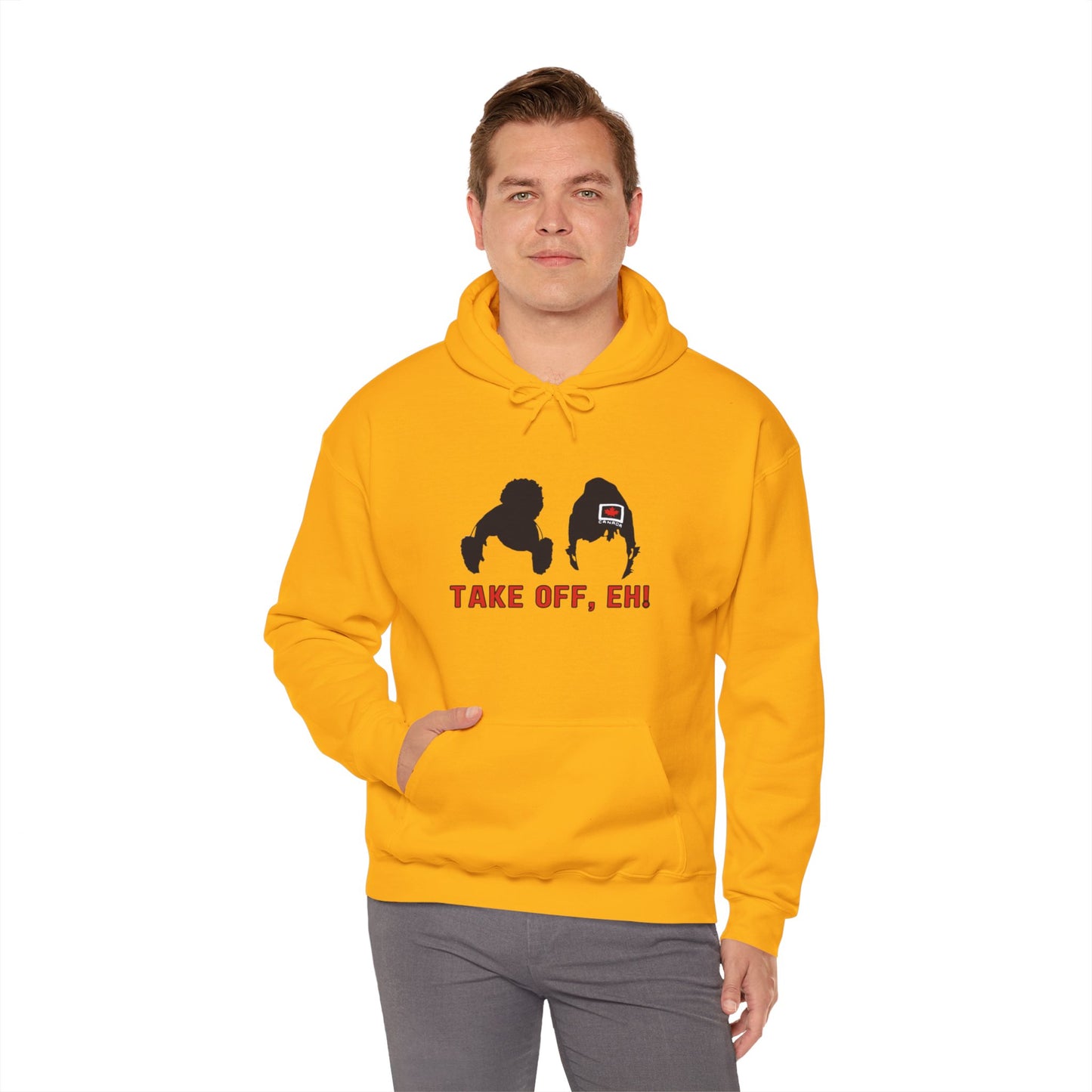 Take Off, Eh! Unisex Heavy Blend™ Hooded Sweatshirt