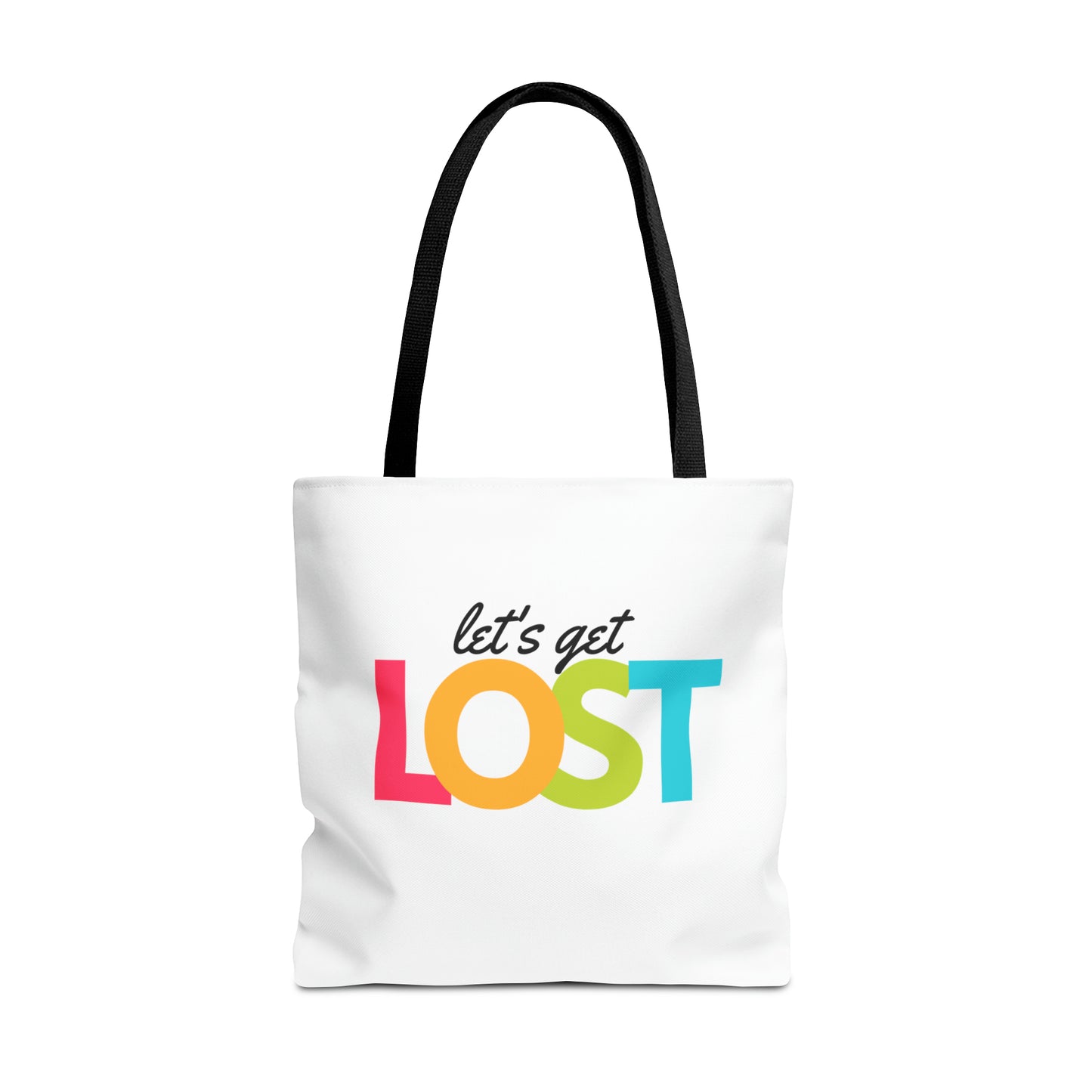 Let's Get Lost Tote Bag (AOP)