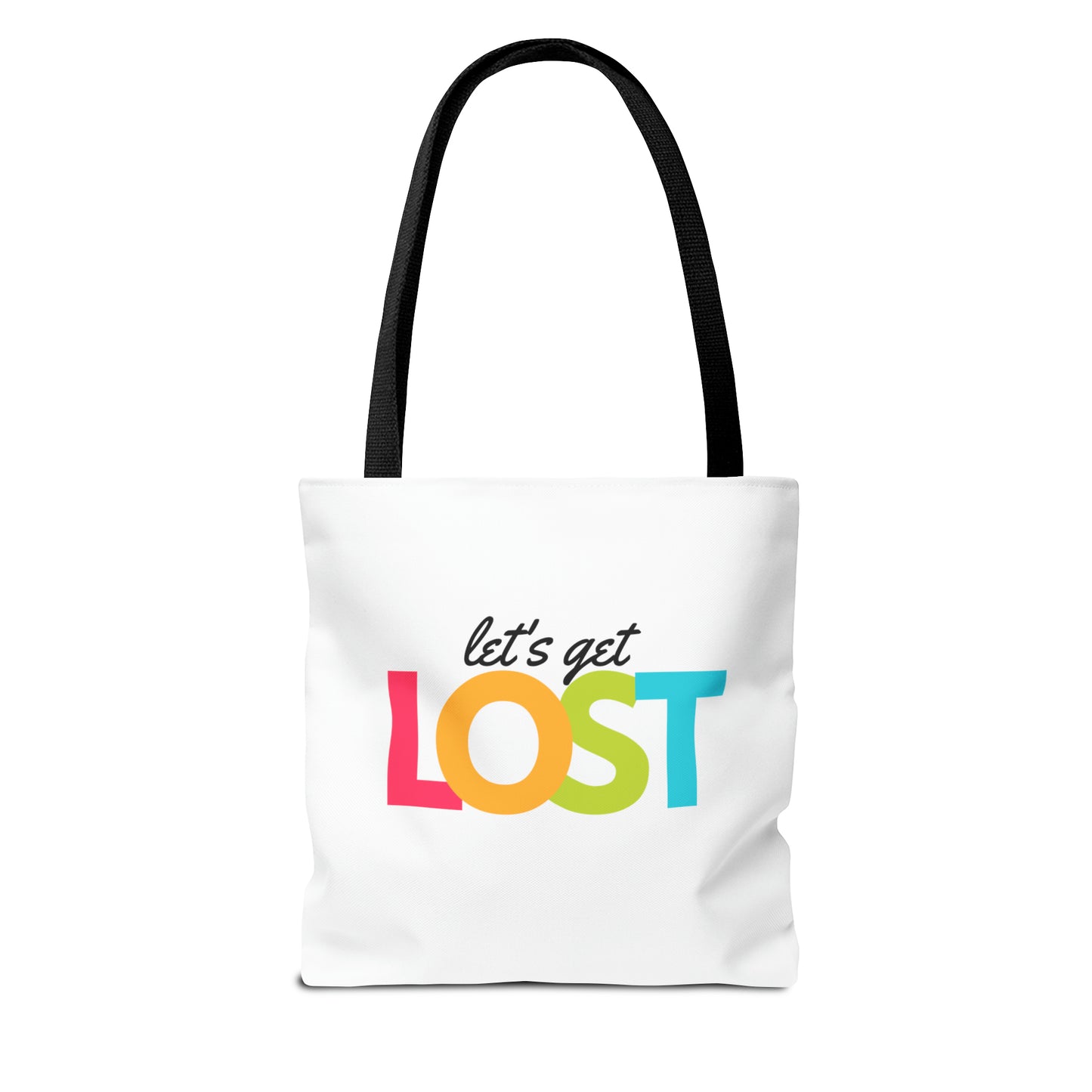 Let's Get Lost Tote Bag (AOP)