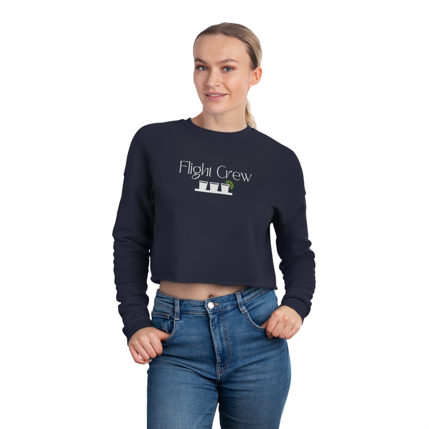 Flight Crew Women's Cropped Sweatshirt