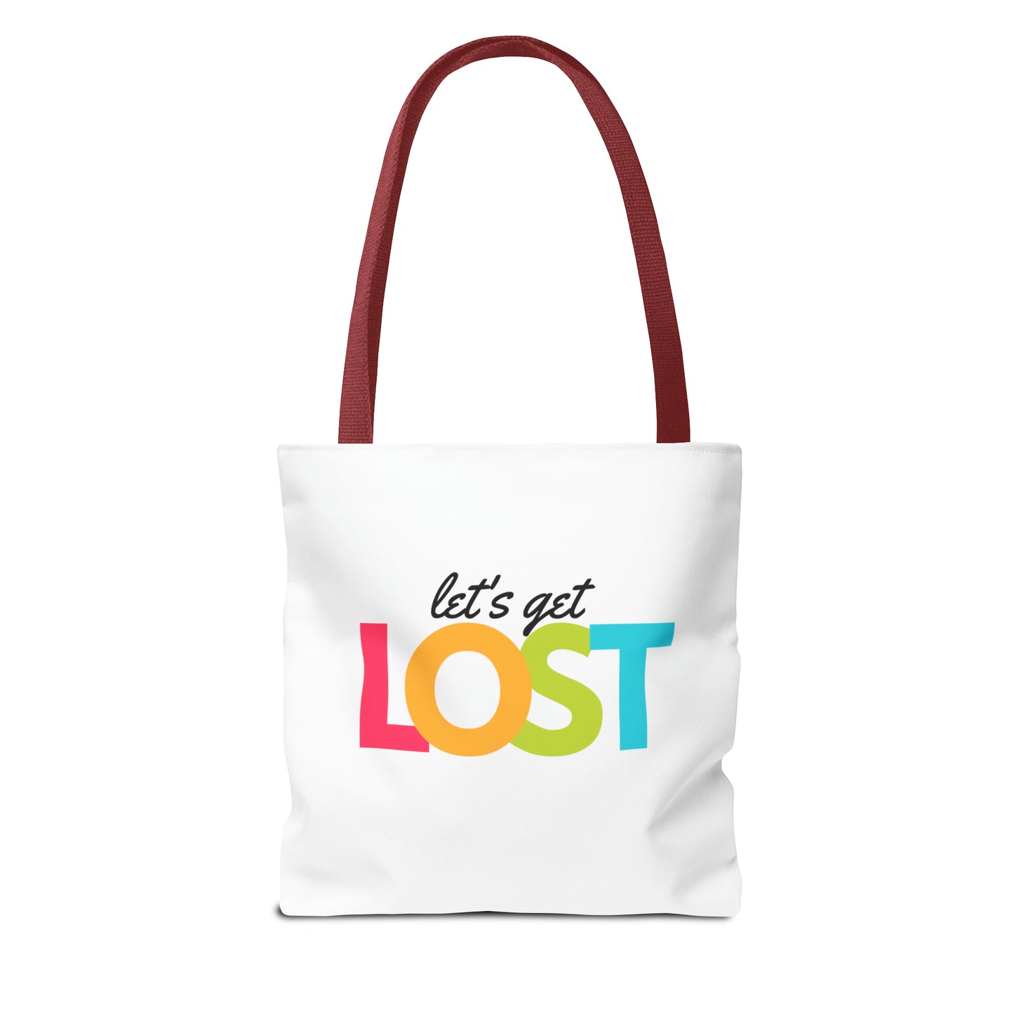 Let's Get Lost Tote Bag (AOP)