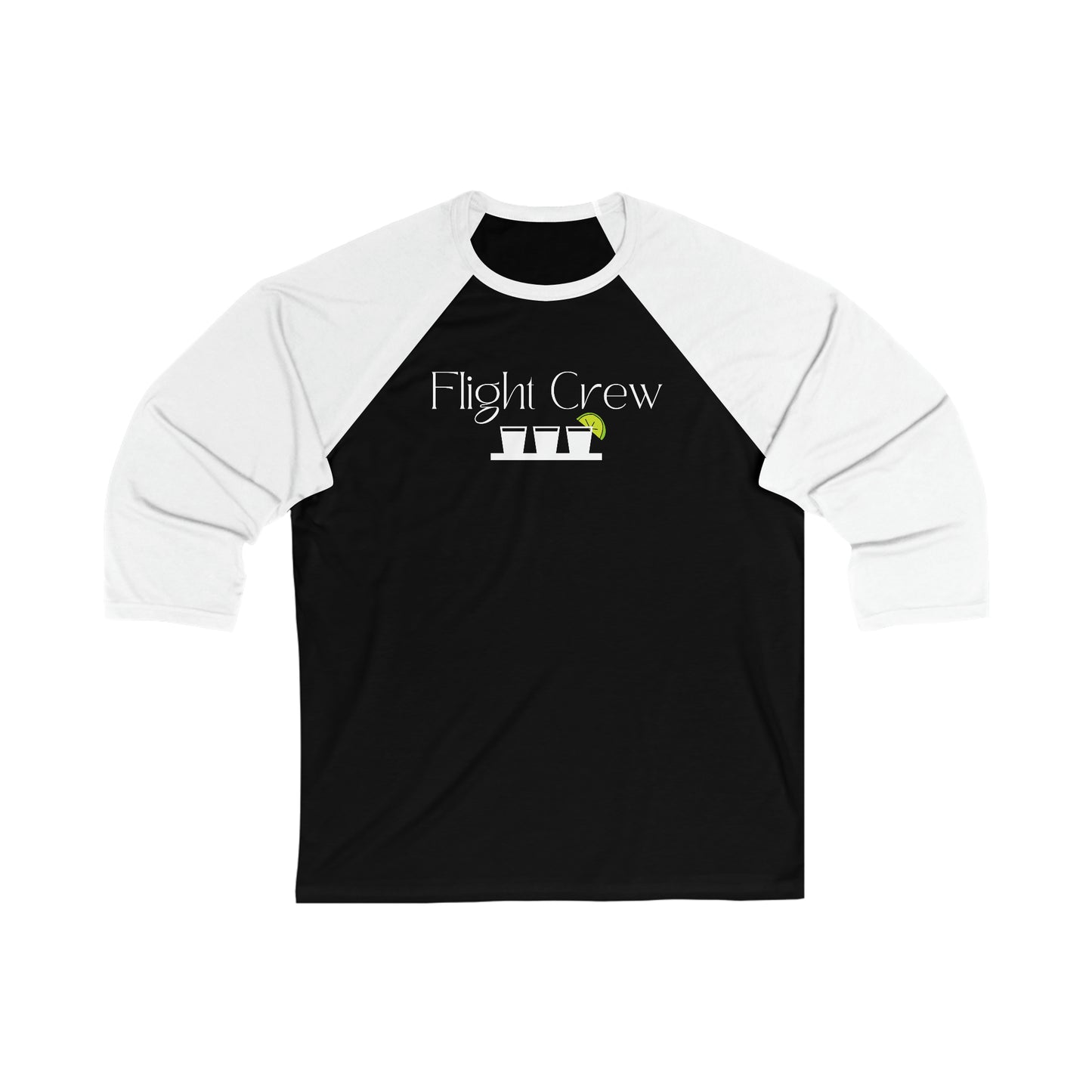 Flight Crew Travel Unisex 3\4 Sleeve Baseball Tee