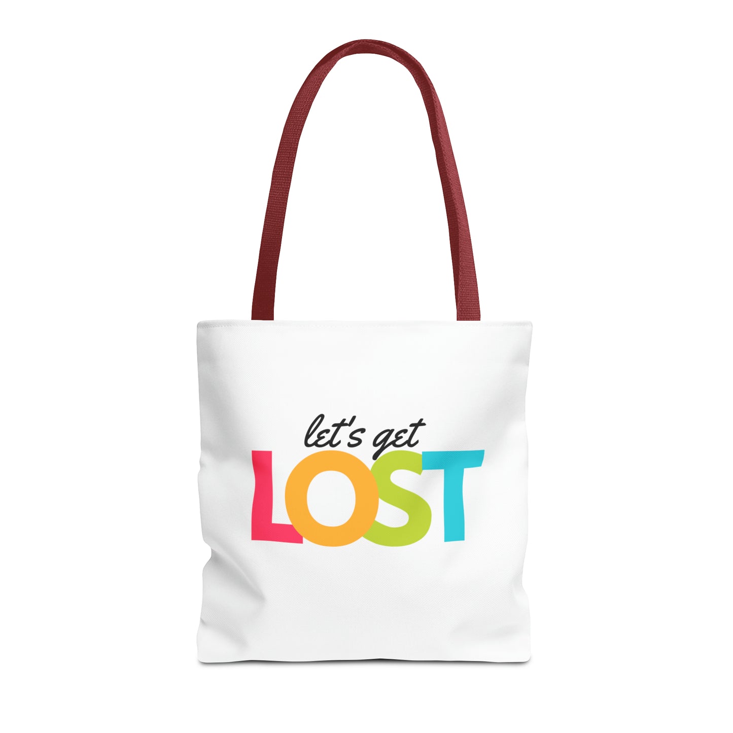 Let's Get Lost Tote Bag (AOP)