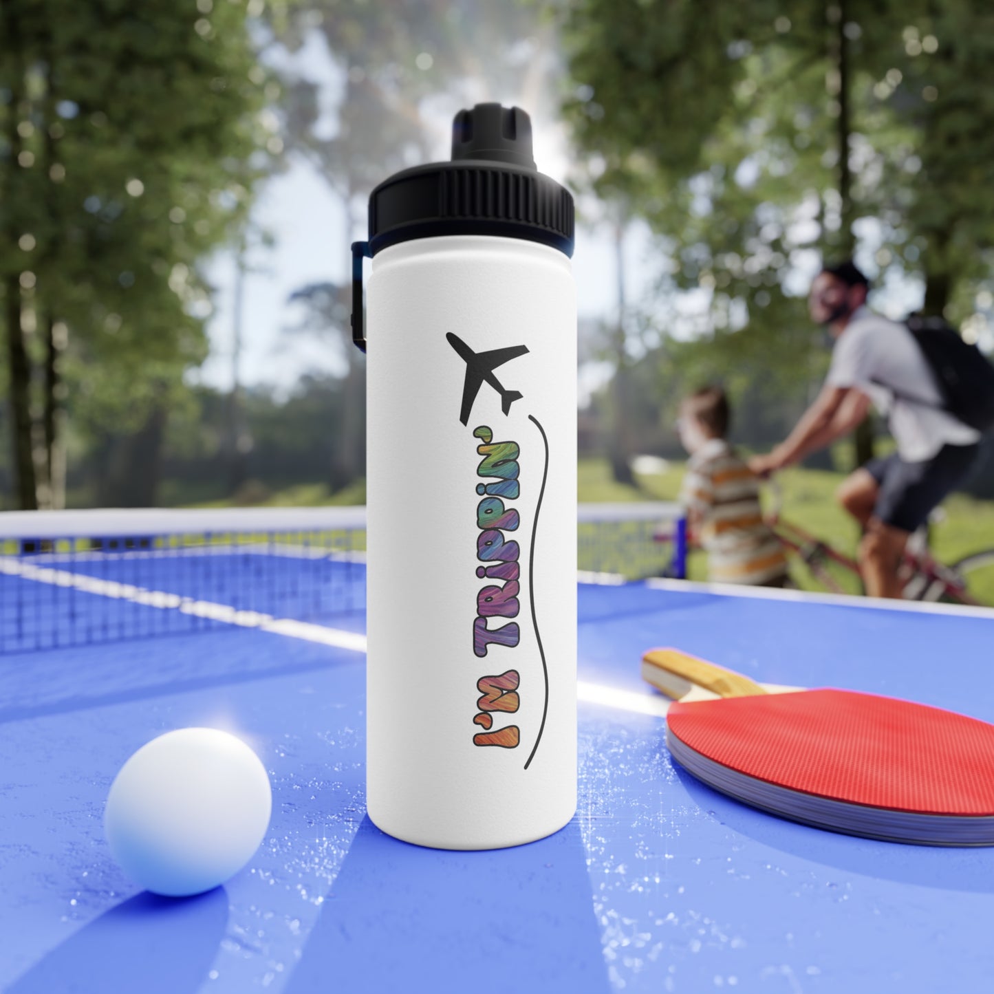 Stainless Steel Water Bottle, Sports Lid