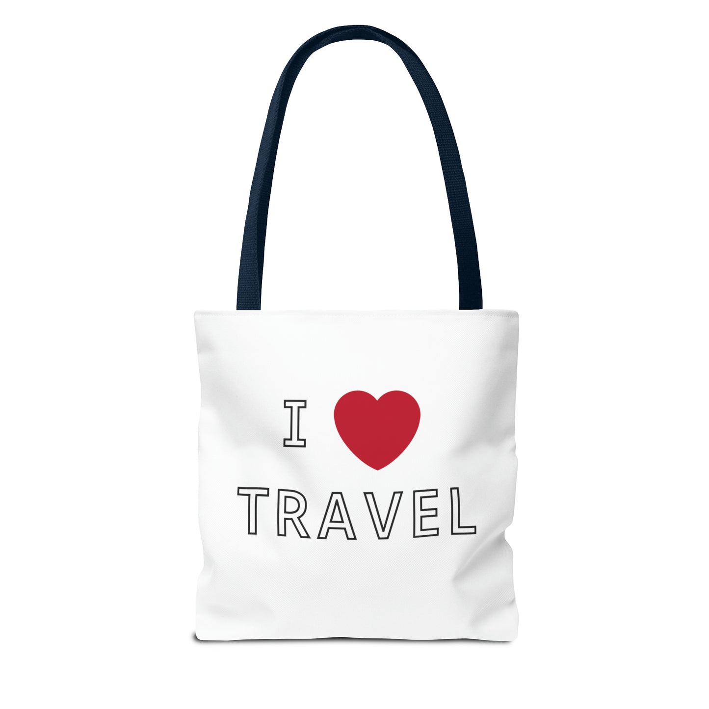 I Love Travel Carry On Tote Bag (AOP)