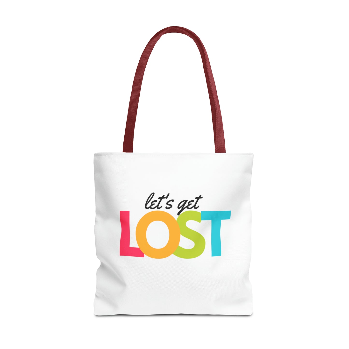 Let's Get Lost Tote Bag (AOP)