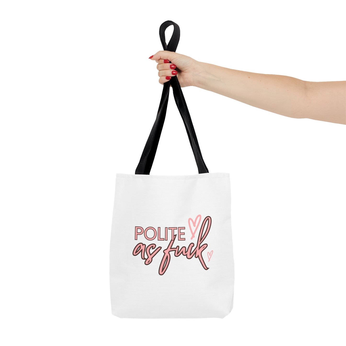 Polite AF Carry On Travel Tote Bag (AOP)