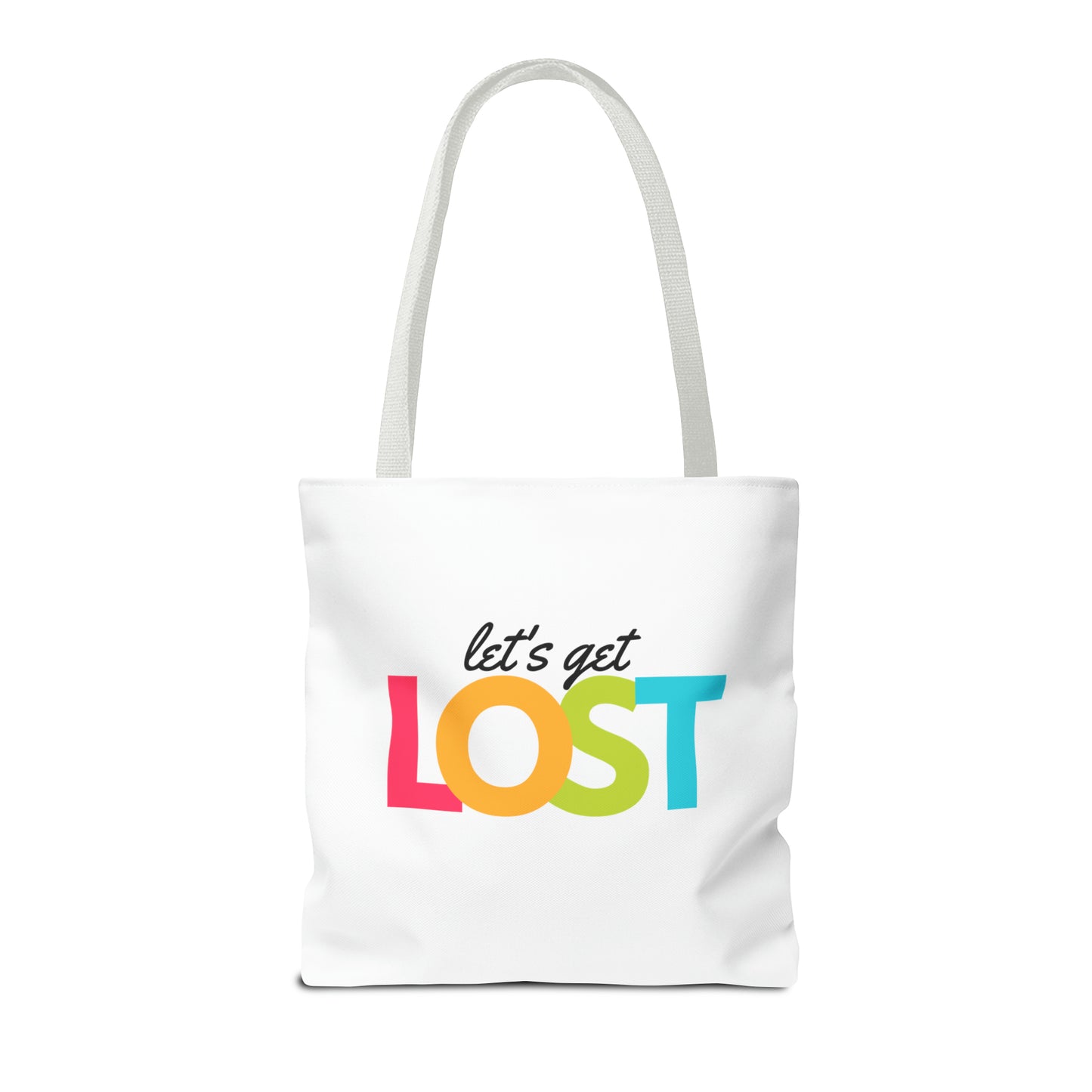 Let's Get Lost Tote Bag (AOP)