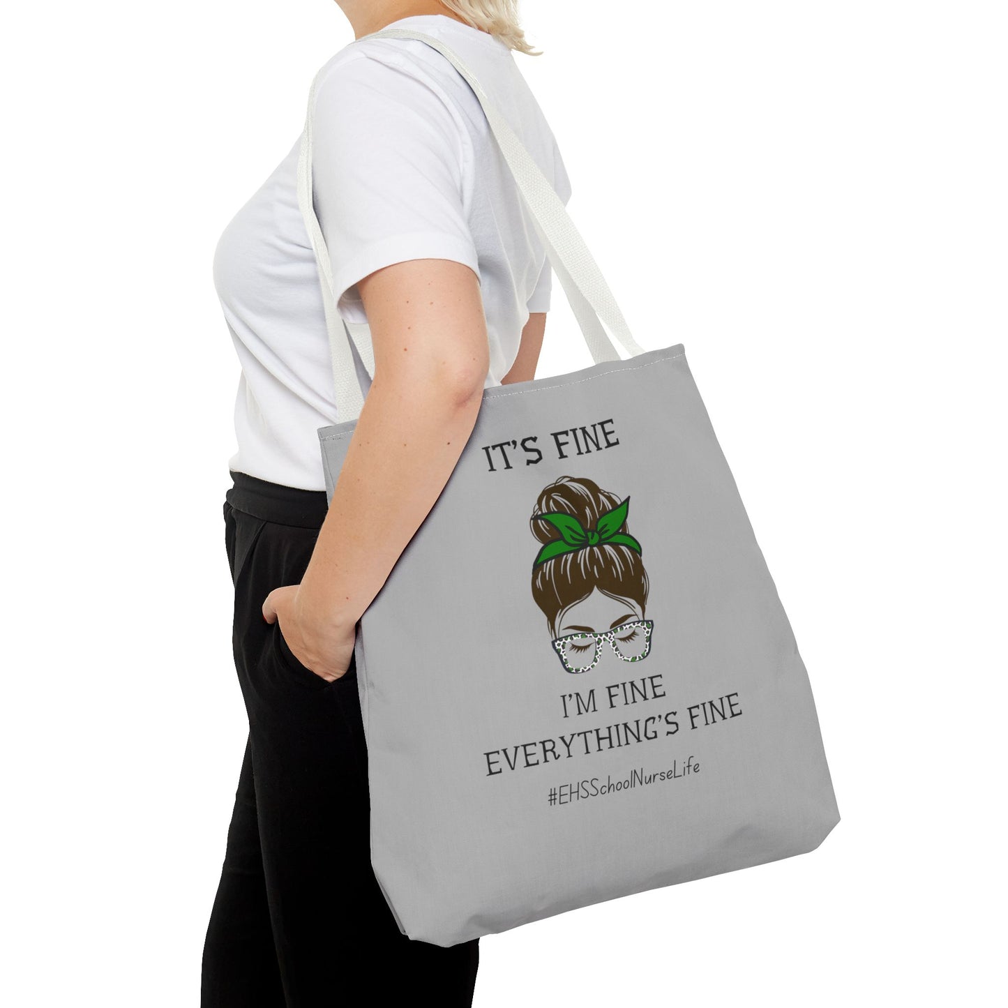 EHS SCHOOL NURSE LIFE GREY Tote Bag (AOP)