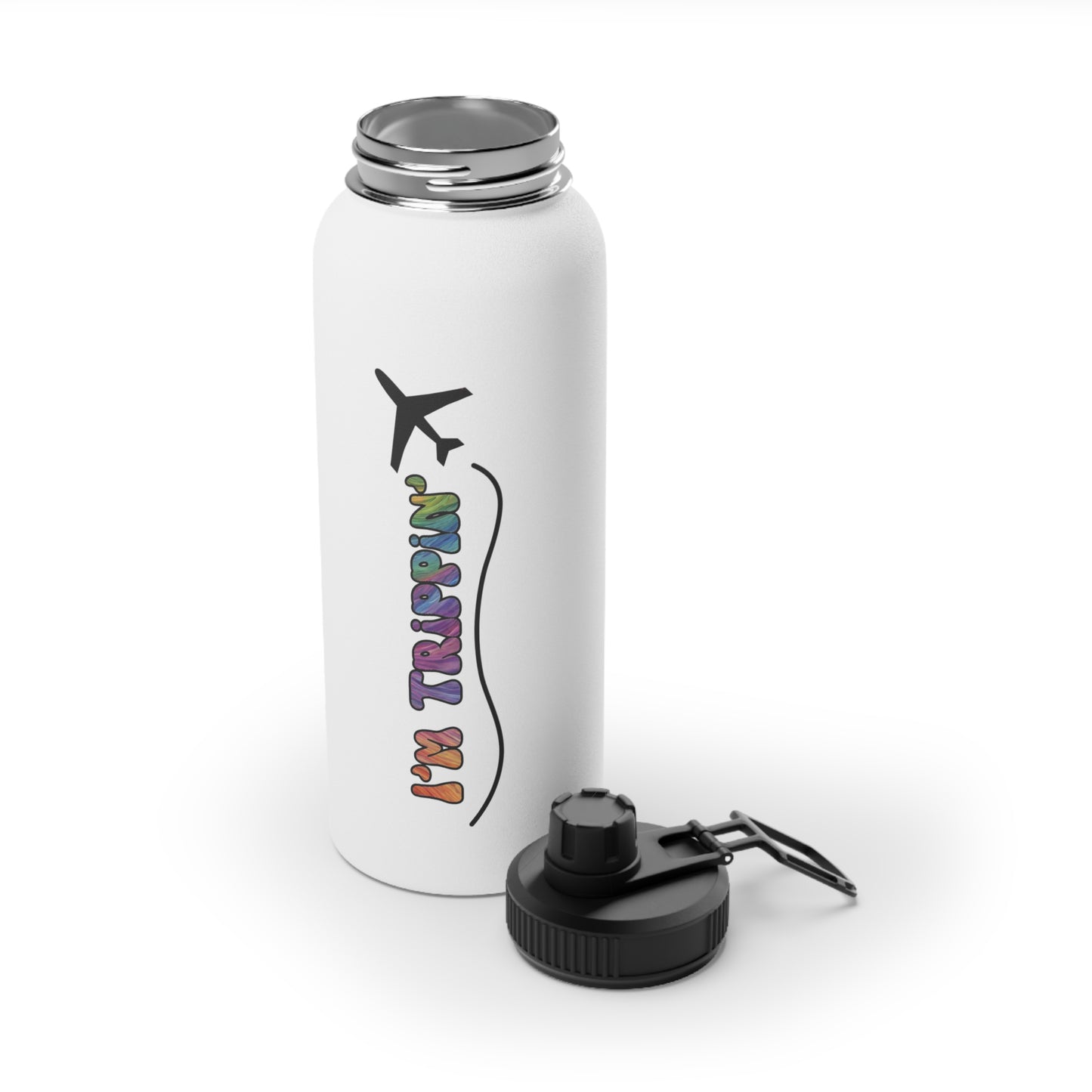 Stainless Steel Water Bottle, Sports Lid