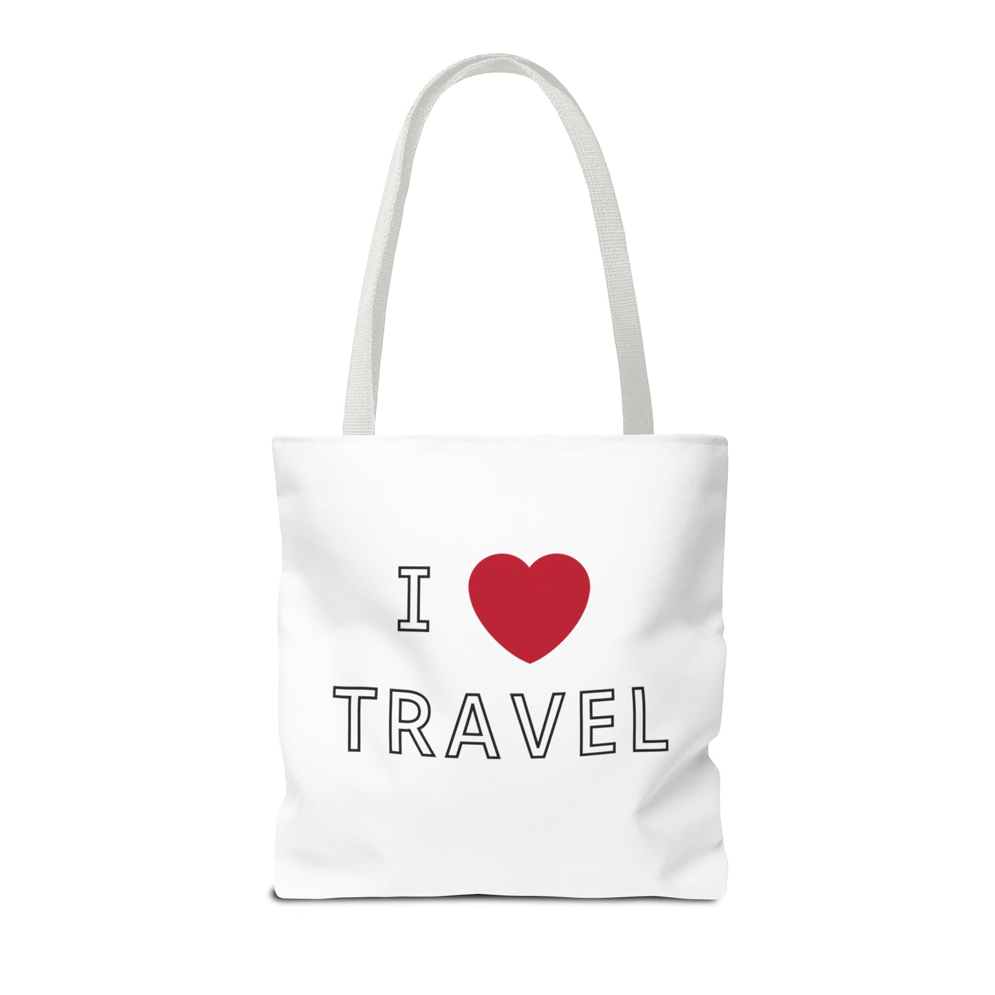 I Love Travel Carry On Tote Bag (AOP)