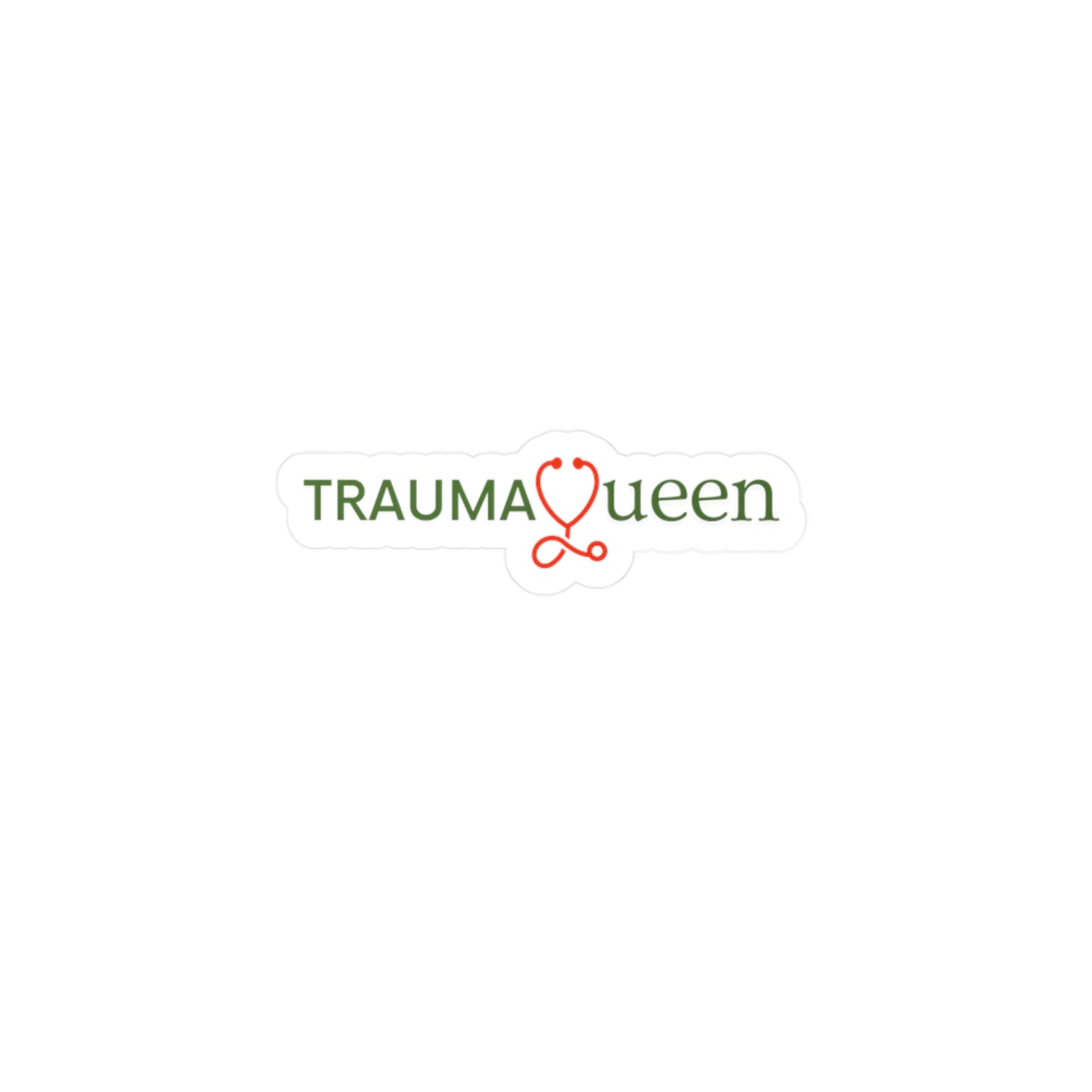 Trauma Queen Kiss-Cut Vinyl Decals