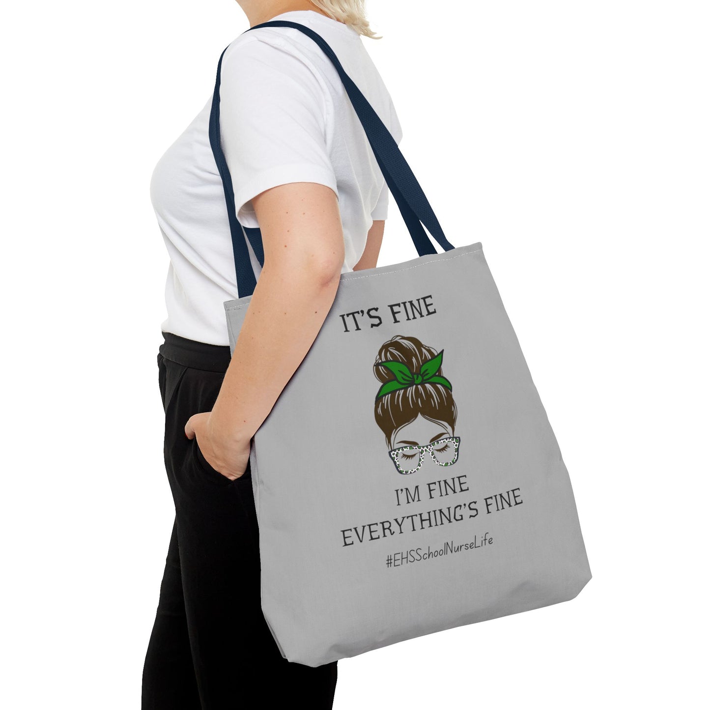 EHS SCHOOL NURSE LIFE GREY Tote Bag (AOP)