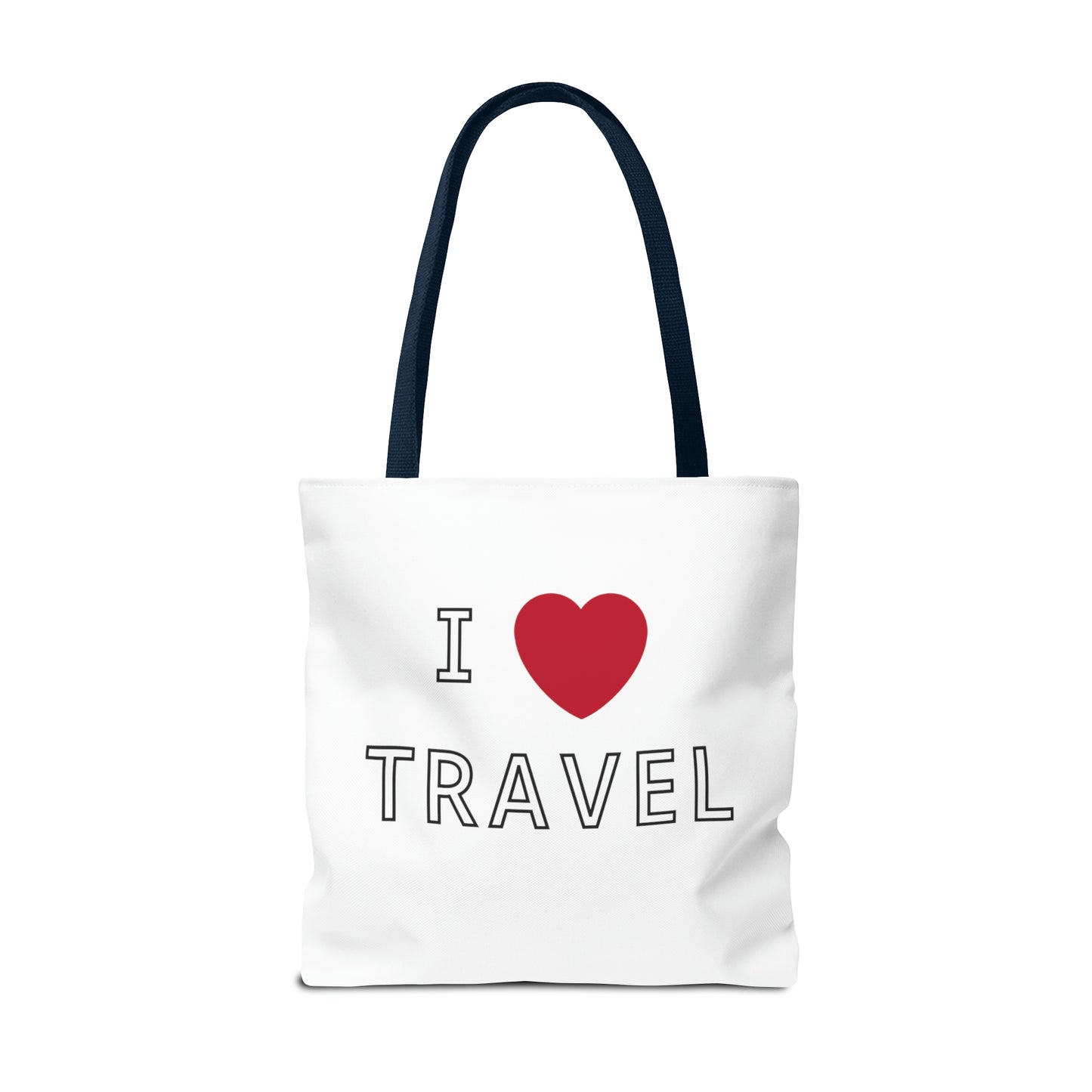 I Love Travel Carry On Tote Bag (AOP)