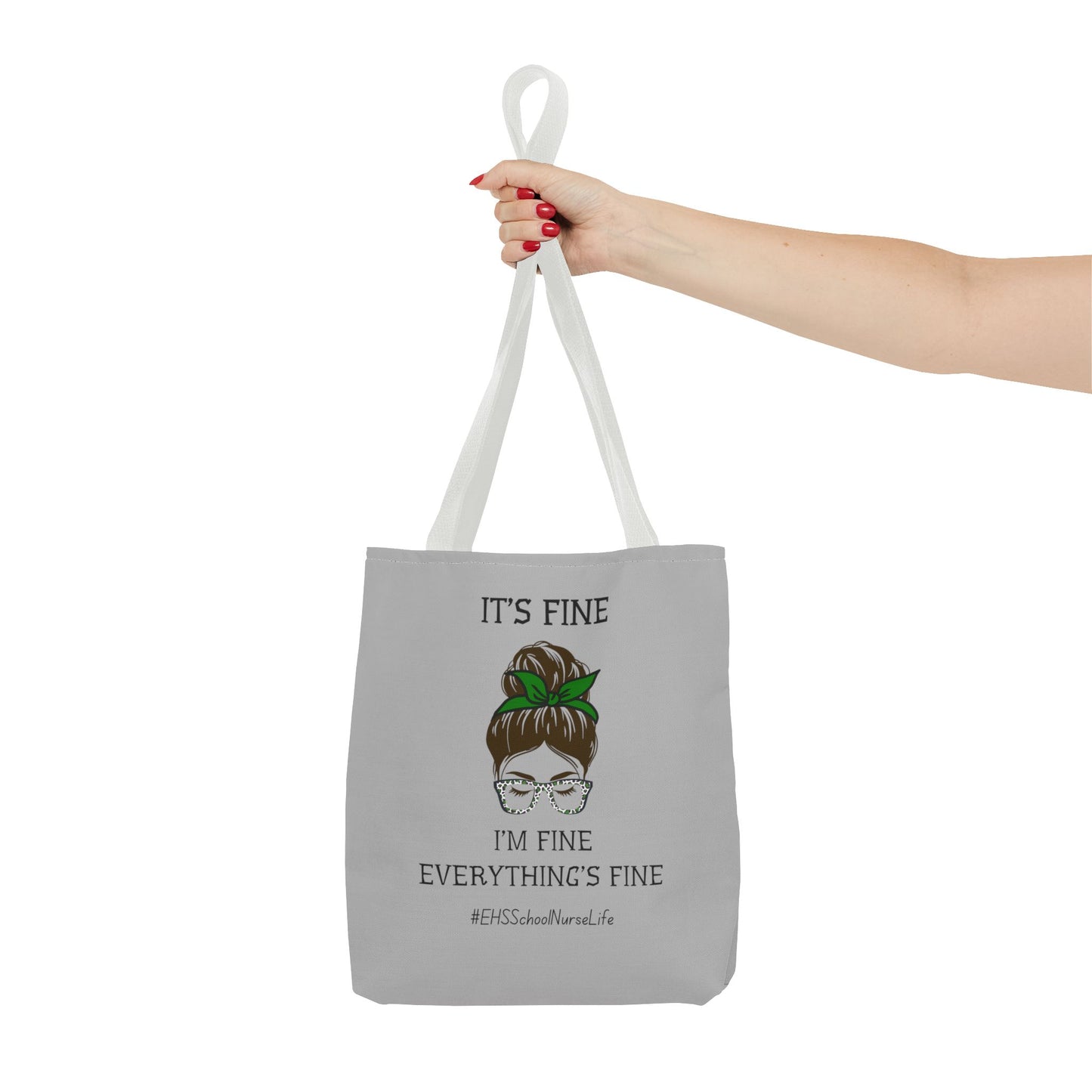 EHS SCHOOL NURSE LIFE GREY Tote Bag (AOP)