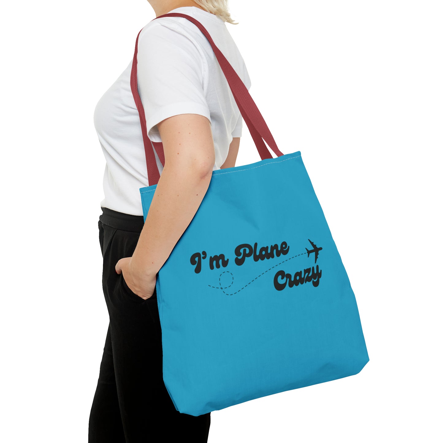 I'm Plane Crazy Carry on Travel Tote Bag (AOP)