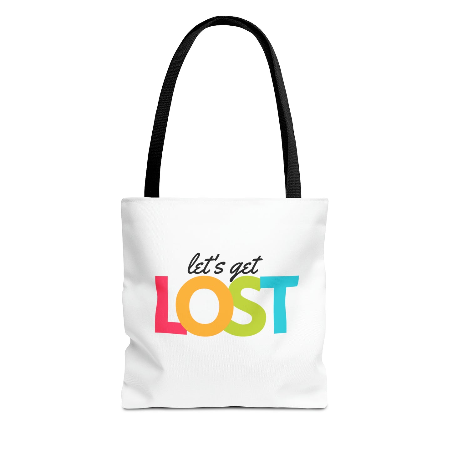 Let's Get Lost Tote Bag (AOP)