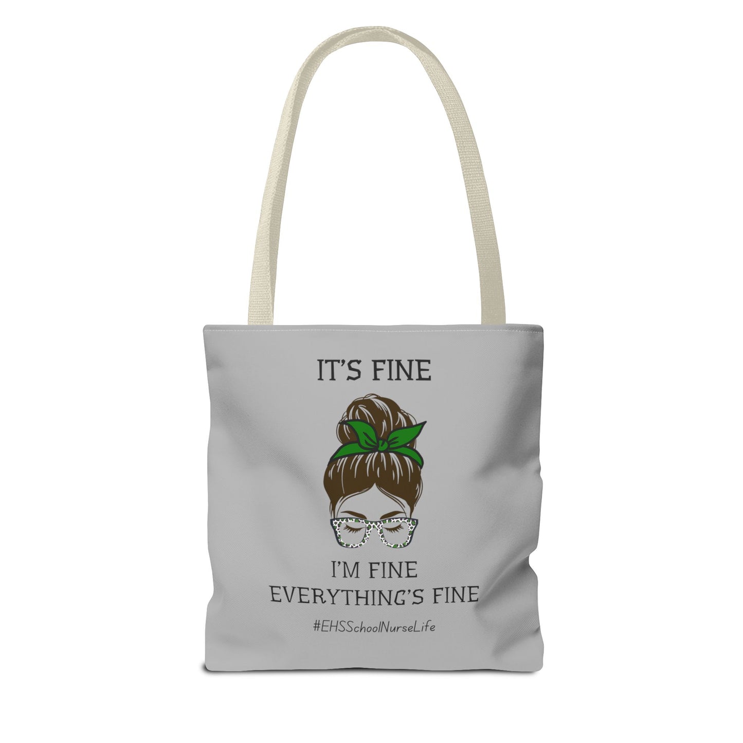 EHS SCHOOL NURSE LIFE GREY Tote Bag (AOP)