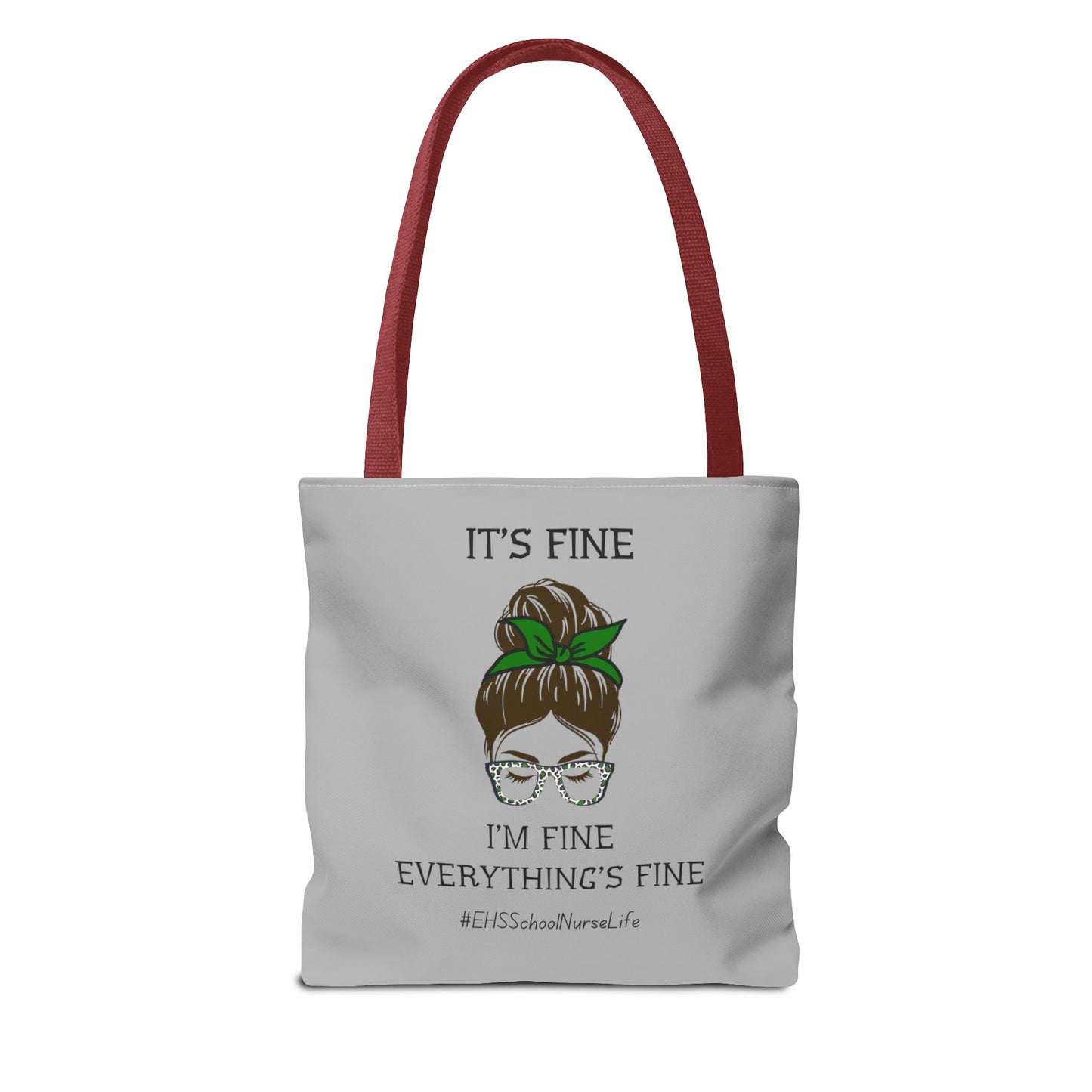 EHS SCHOOL NURSE LIFE GREY Tote Bag (AOP)