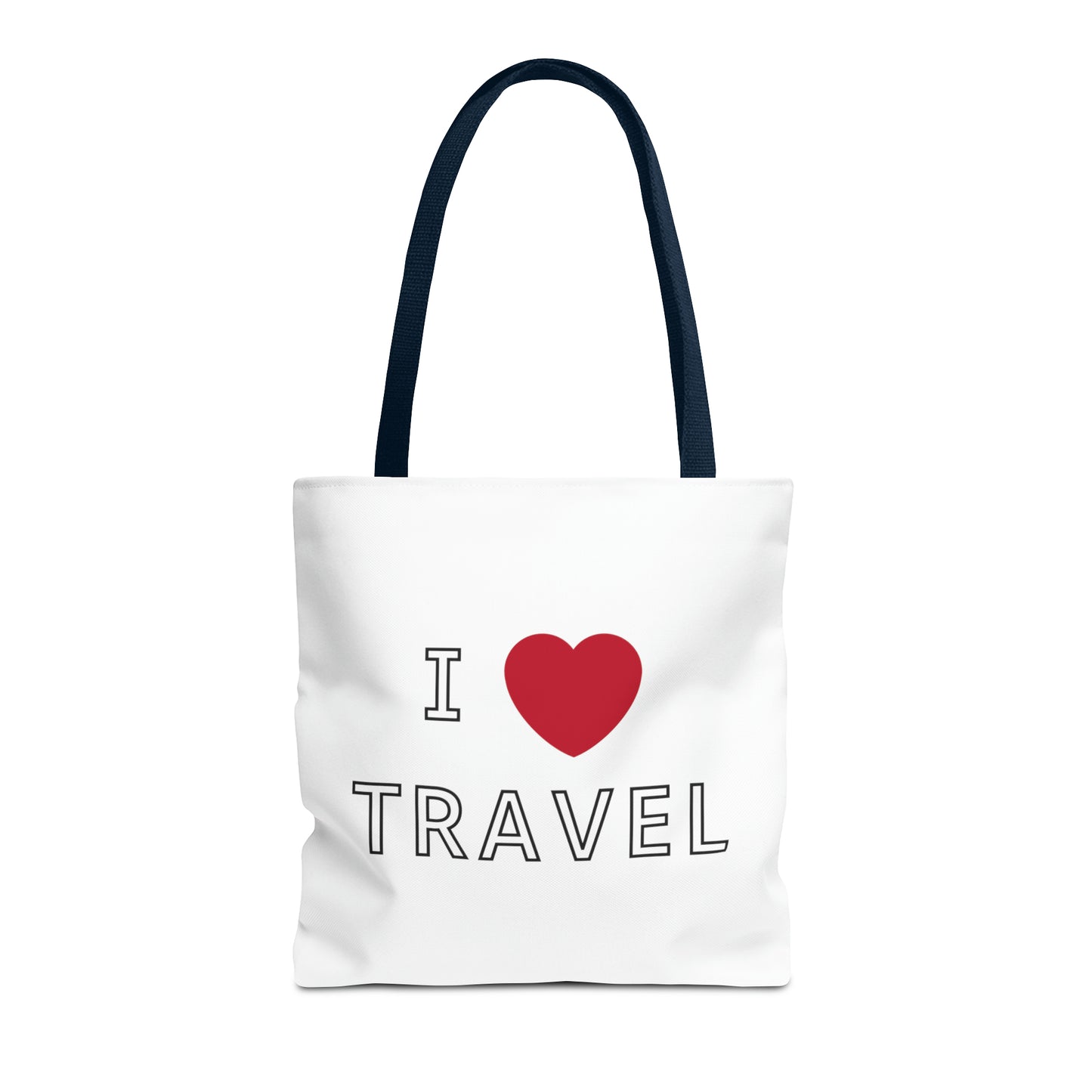 I Love Travel Carry On Tote Bag (AOP)