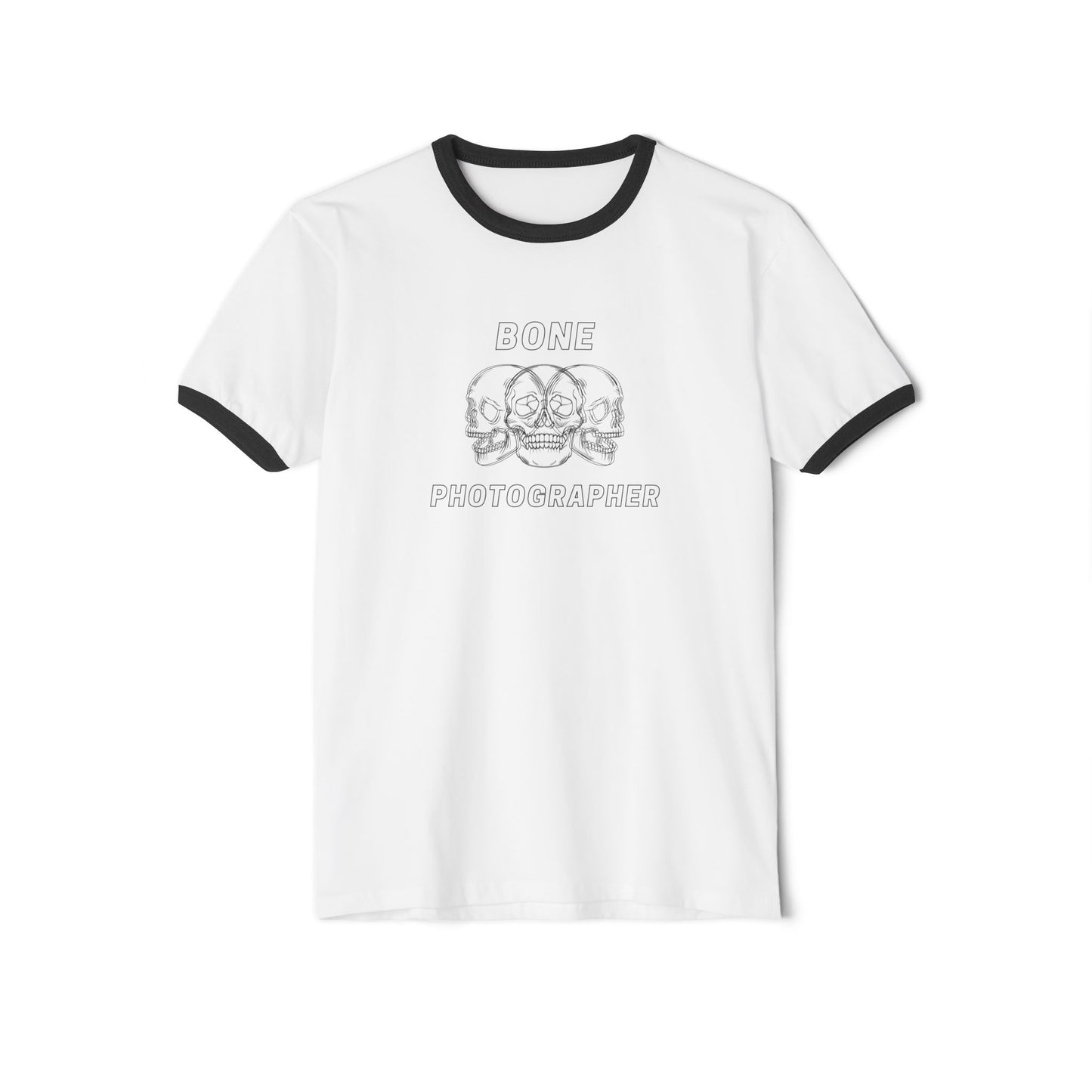 Bone Photographer Unisex Cotton Ringer T-Shirt