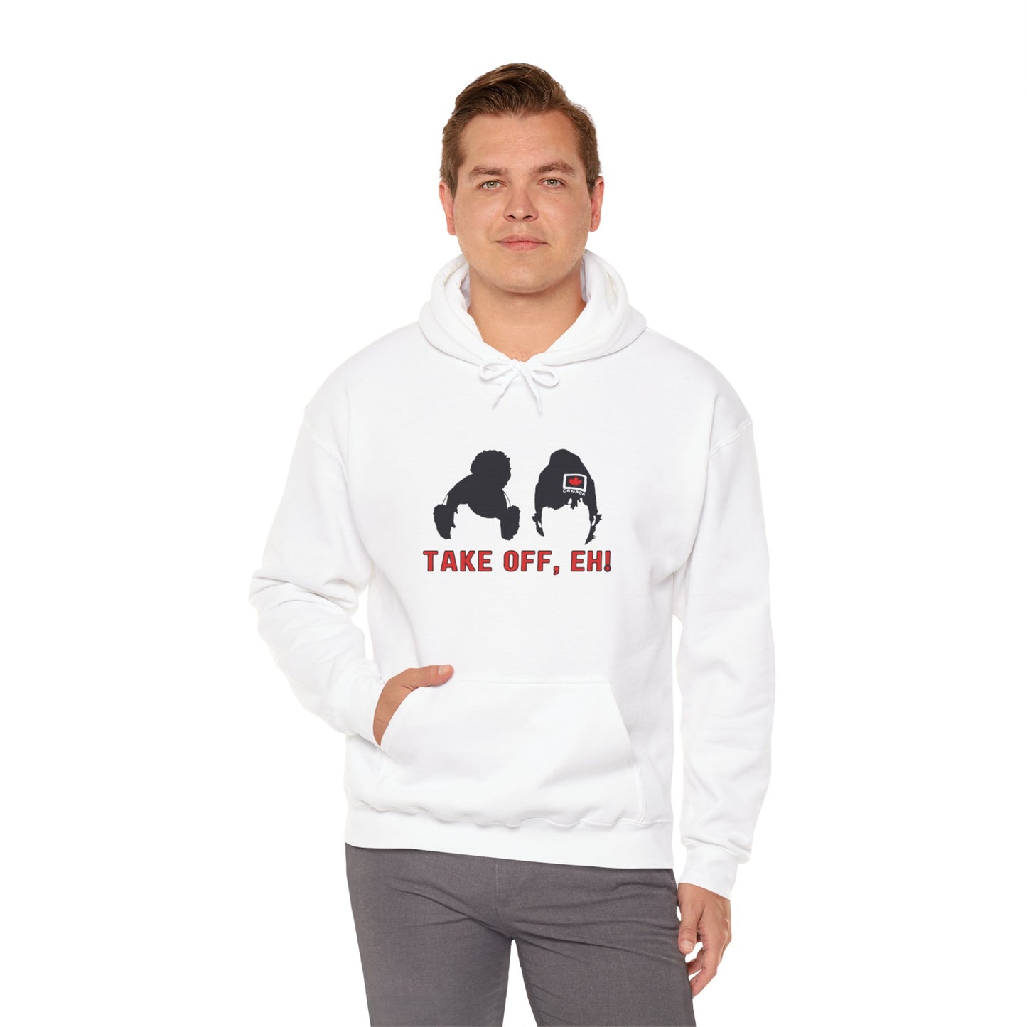 Take Off, Eh! Unisex Heavy Blend™ Hooded Sweatshirt