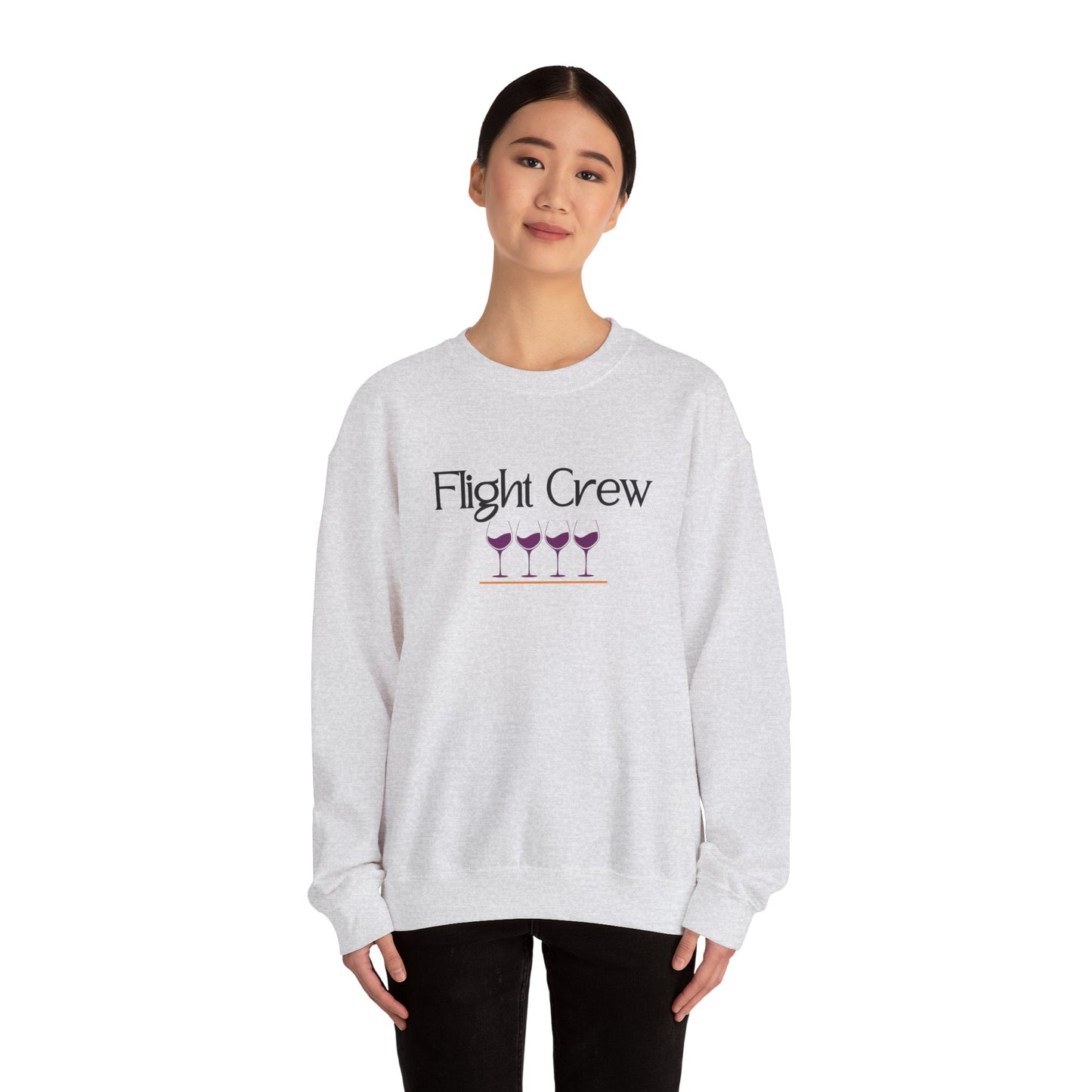 Flight Crew Travel Unisex Heavy Blend™ Crewneck Sweatshirt