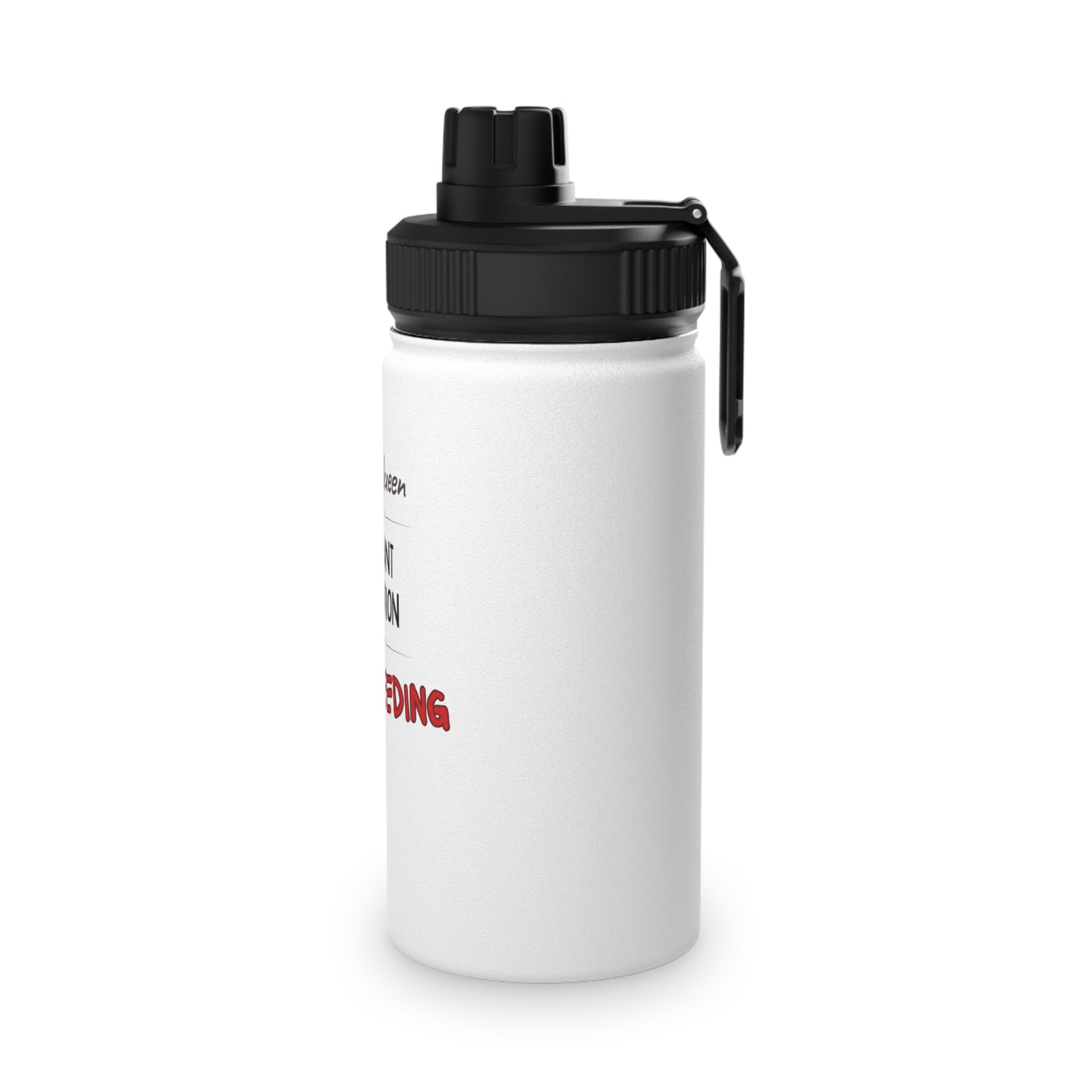 Try Bleeding Stainless Steel Water Bottle, Sports Lid