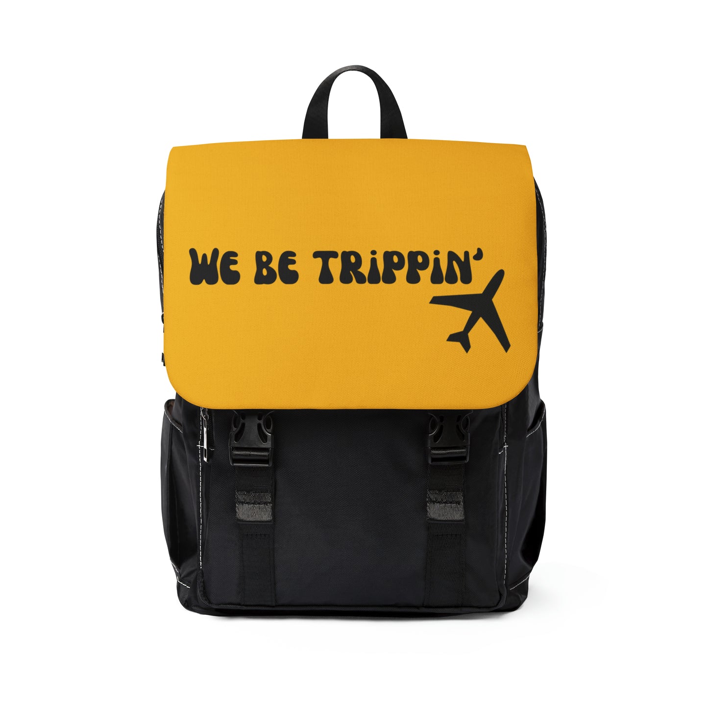 We Be Trippin' Carry On Travel Unisex Casual Shoulder Backpack