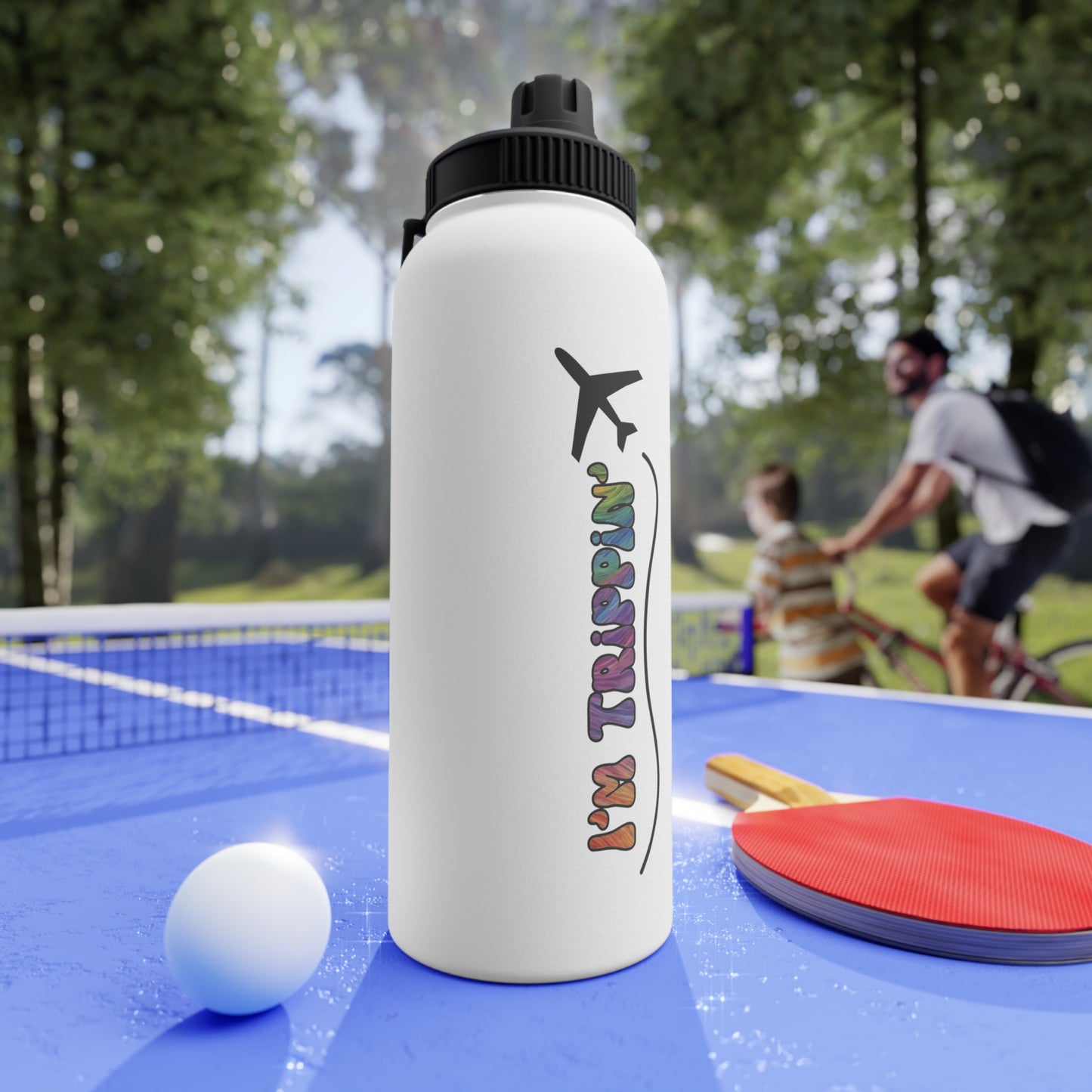 Stainless Steel Water Bottle, Sports Lid