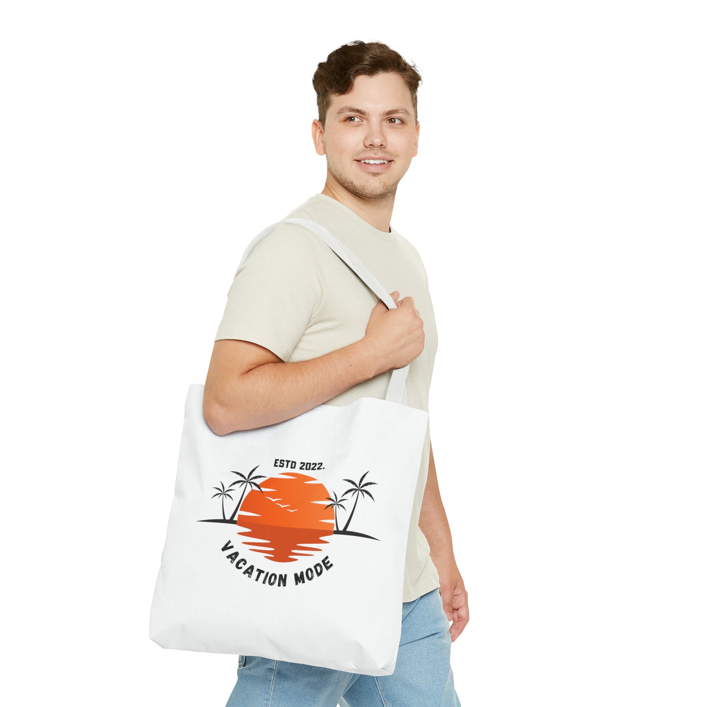 Vacation Mode Carry On Travel Tote Bag (AOP)