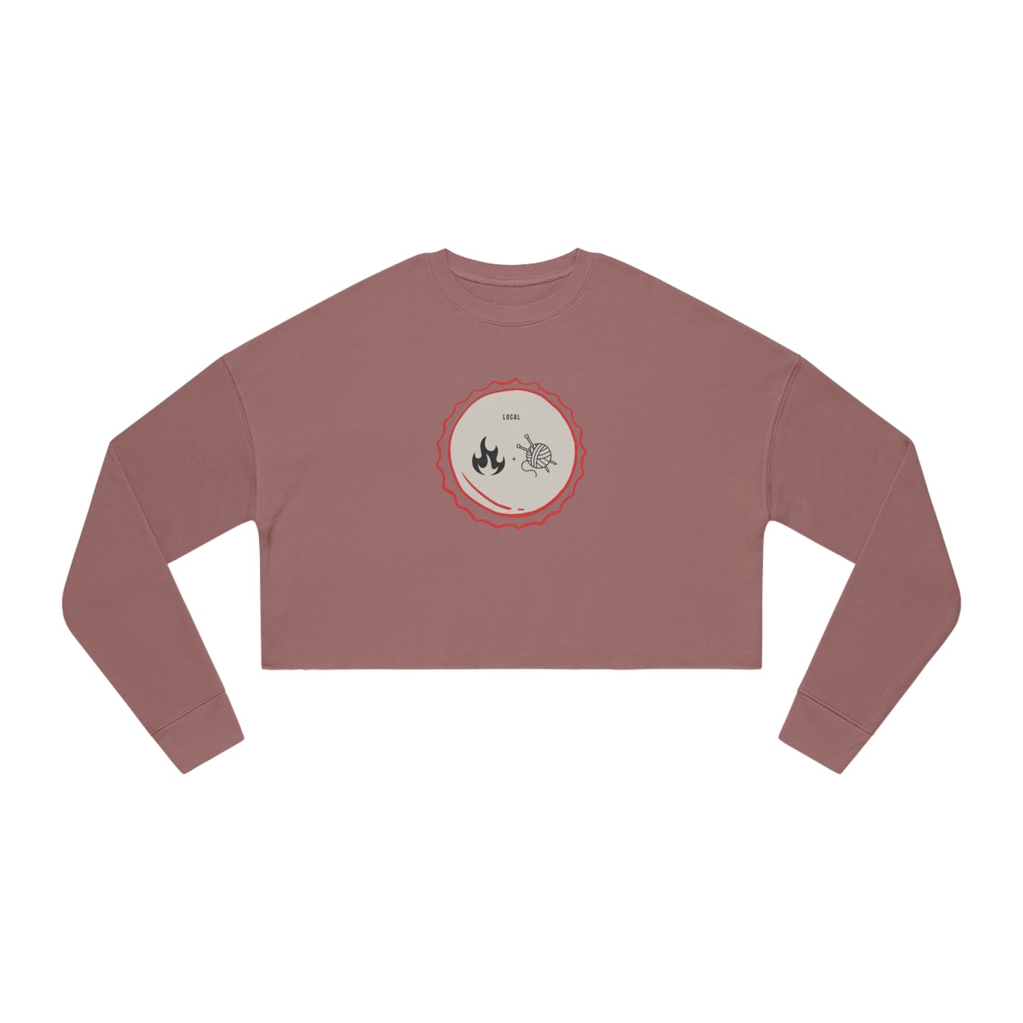 Pop Top Bella+Canva 7503 Women's Cropped Sweatshirt