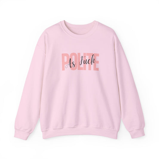 Polite AF Travel Unisex Heavy Blend™ Crewneck Sweatshirt