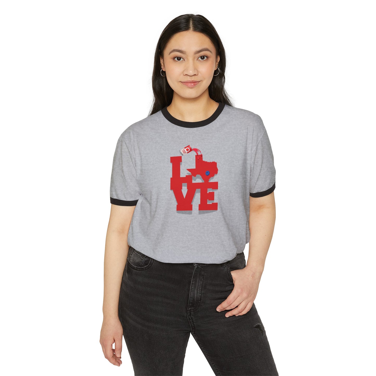 Love Austin Texas Unisex Cotton T-Shirt