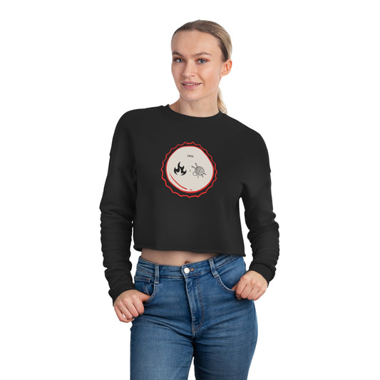 Pop Top Bella+Canva 7503 Women's Cropped Sweatshirt