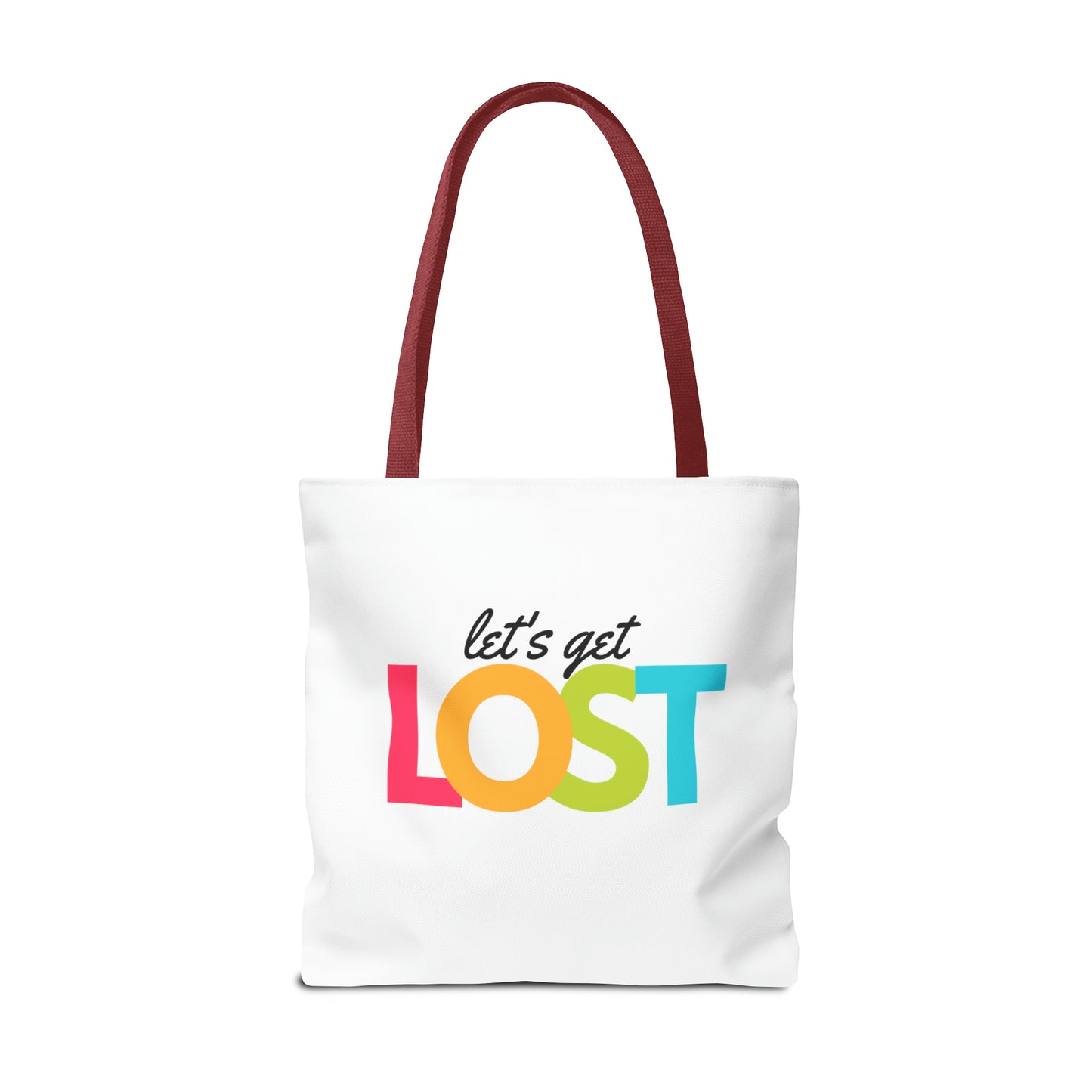 Let's Get Lost Tote Bag (AOP)