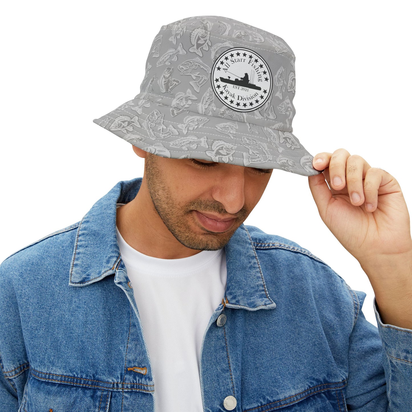 Bucket Hat - All Starr Fishing Club Fish Pattern Design