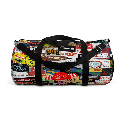 Austin Dive Bars Duffel Bag